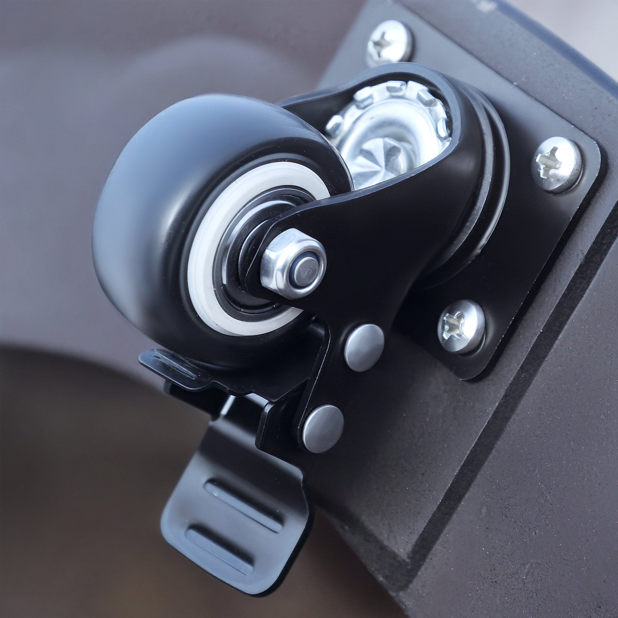 Outsunny 22.7kg Resin Patio Parasol Base Umbrella Stand Weight Deck Garden Sunshade Holder Round w/ Wheels Brakes Outdoor - North Peak Garden Furniture