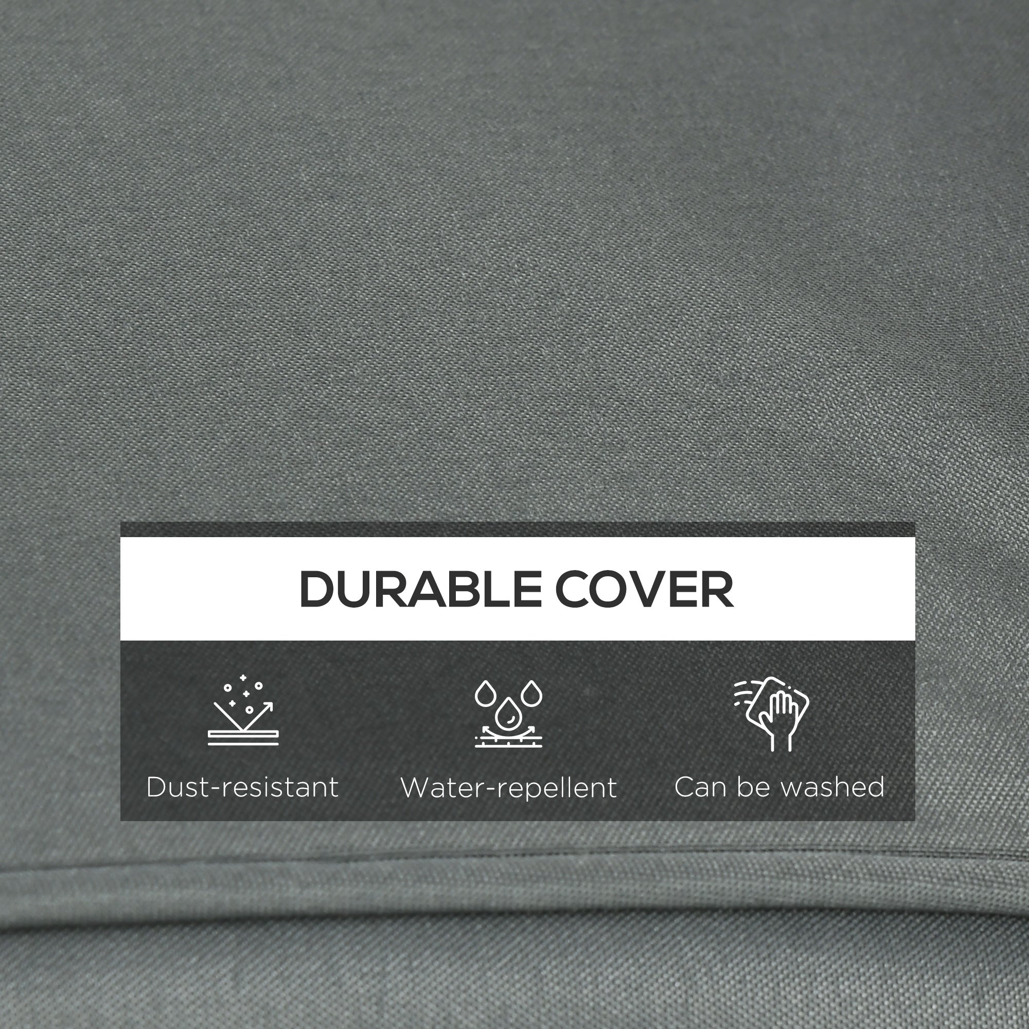 Outsunny Set of 14 Dining Set Cushions - Grey