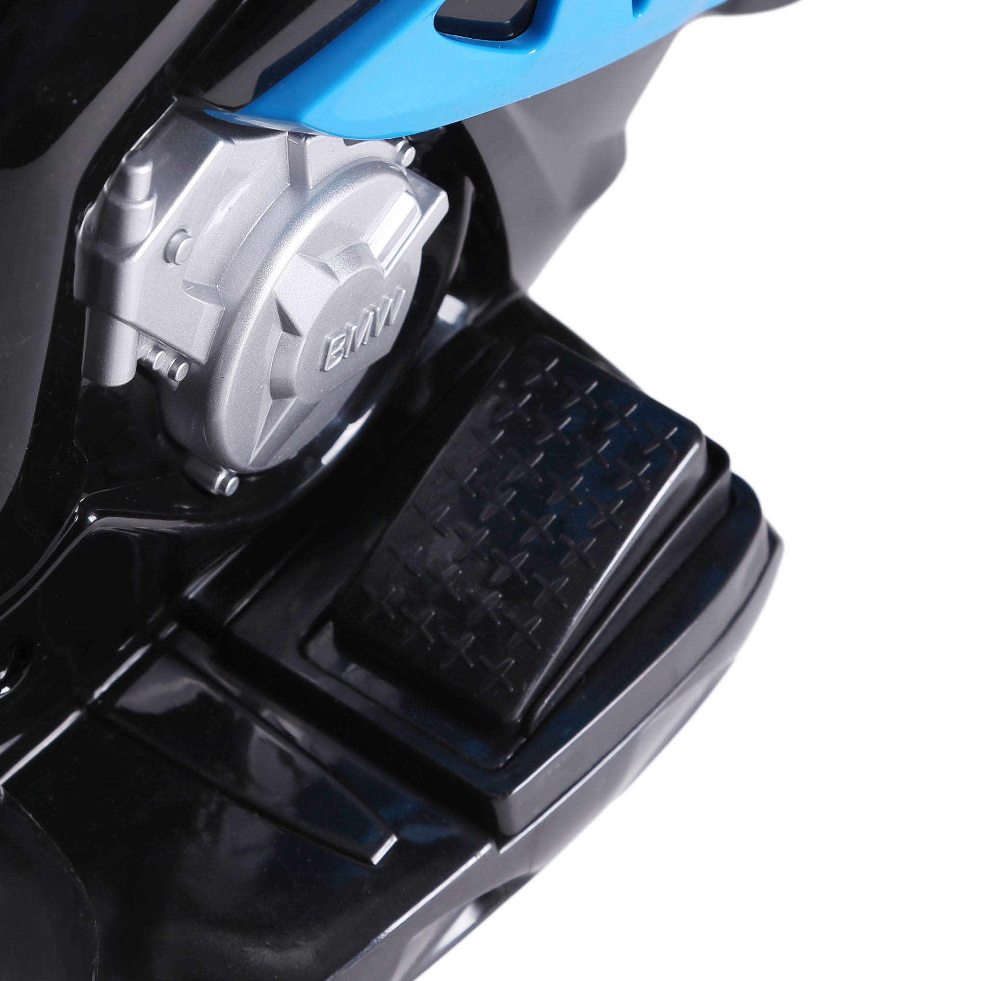 HOMCOM 6V BMW S1000RR Licensed Kids Electric Motorbike with Headlight, Music, Blue - North Peak Garden Furniture