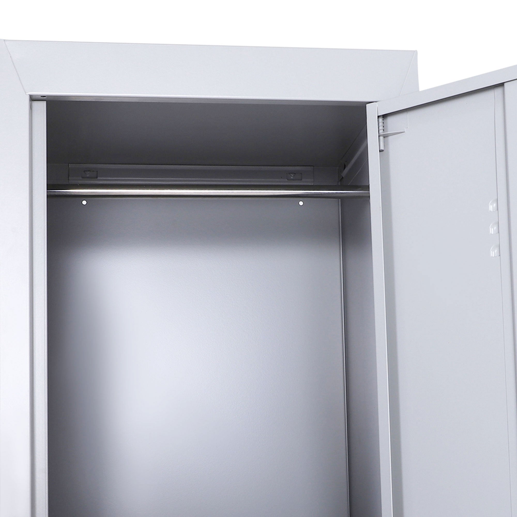 Vinsetto Locker Cabinet Storage Cold Rolled Steel w/ Shelves Vertical Cupboard Grey 38 x 46 x 180 cm - North Peak Garden Furniture