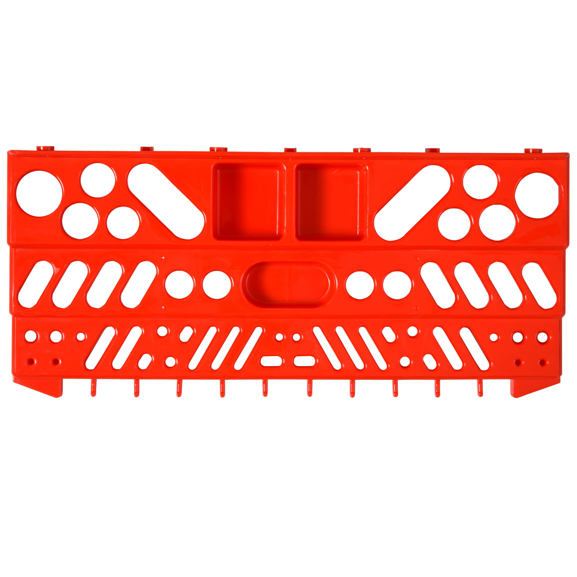 DURHAND 54 Pcs On-Wall Tool Equipment Holding Pegboard Home DIY Garage Organiser DIY w/ 50 Pegs 2 Shelves - North Peak Garden Furniture