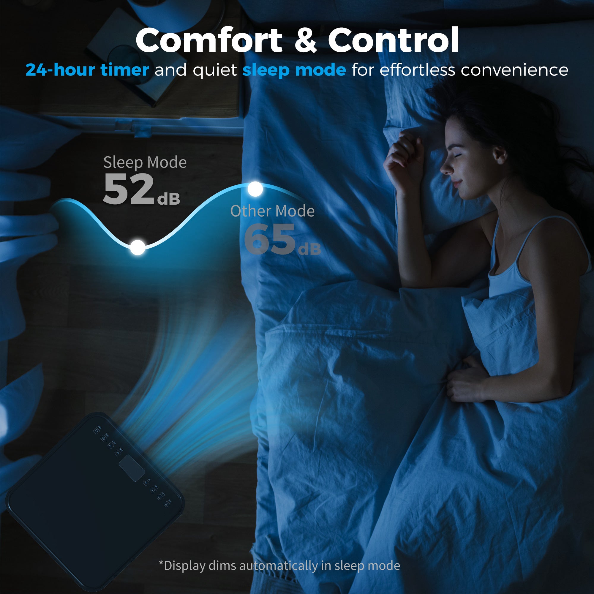HOMCOM 8000 BTU 4-In-1 Portable Air Conditioner Unit Cooling Dehumidifying Ventilating  for Room up to 27m², with Fan, Remote, 24H Timer, Window Mount Kit, R290, A Energy Efficiency