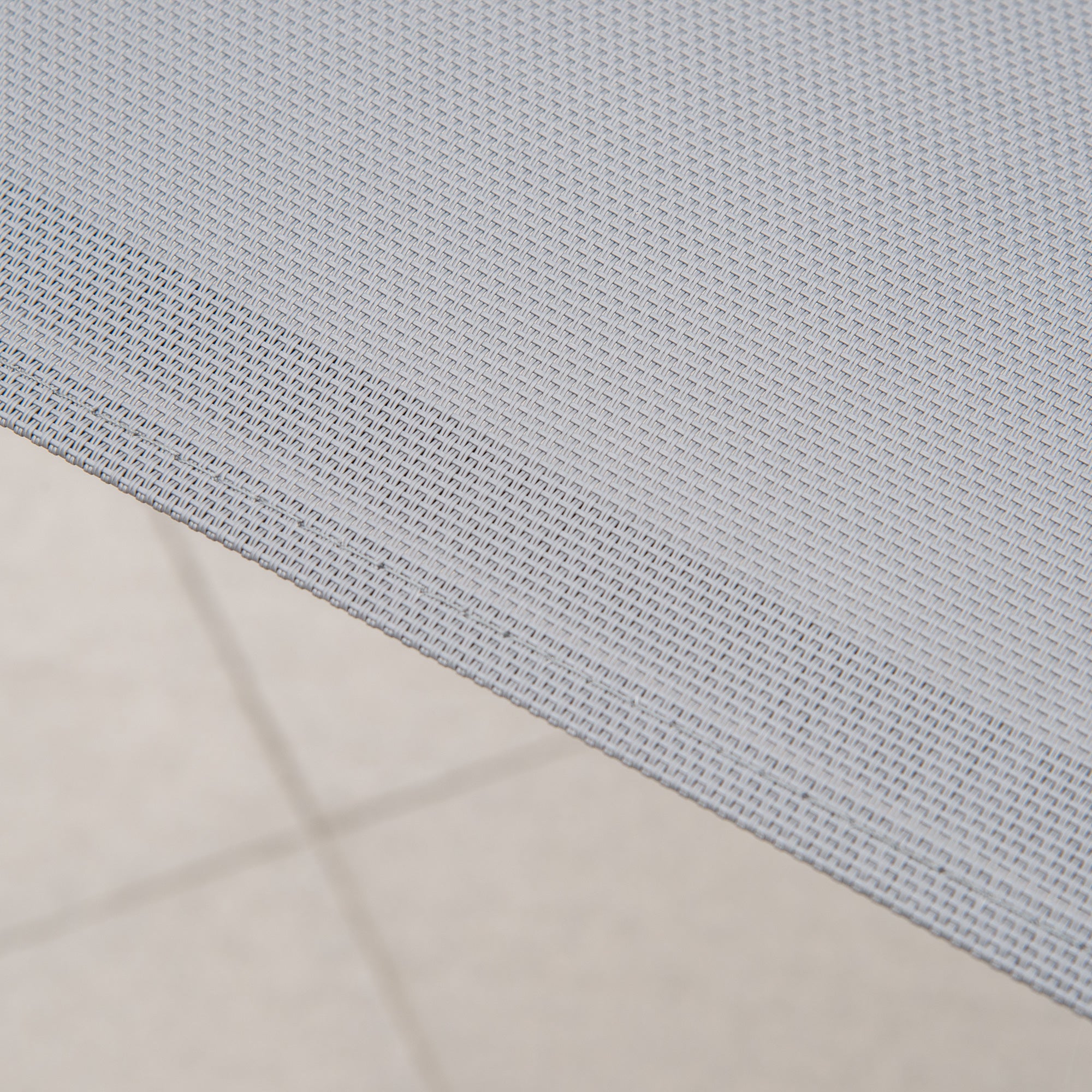 Outsunny Set of Four Stackable Mesh Seat Chairs - Dark Grey