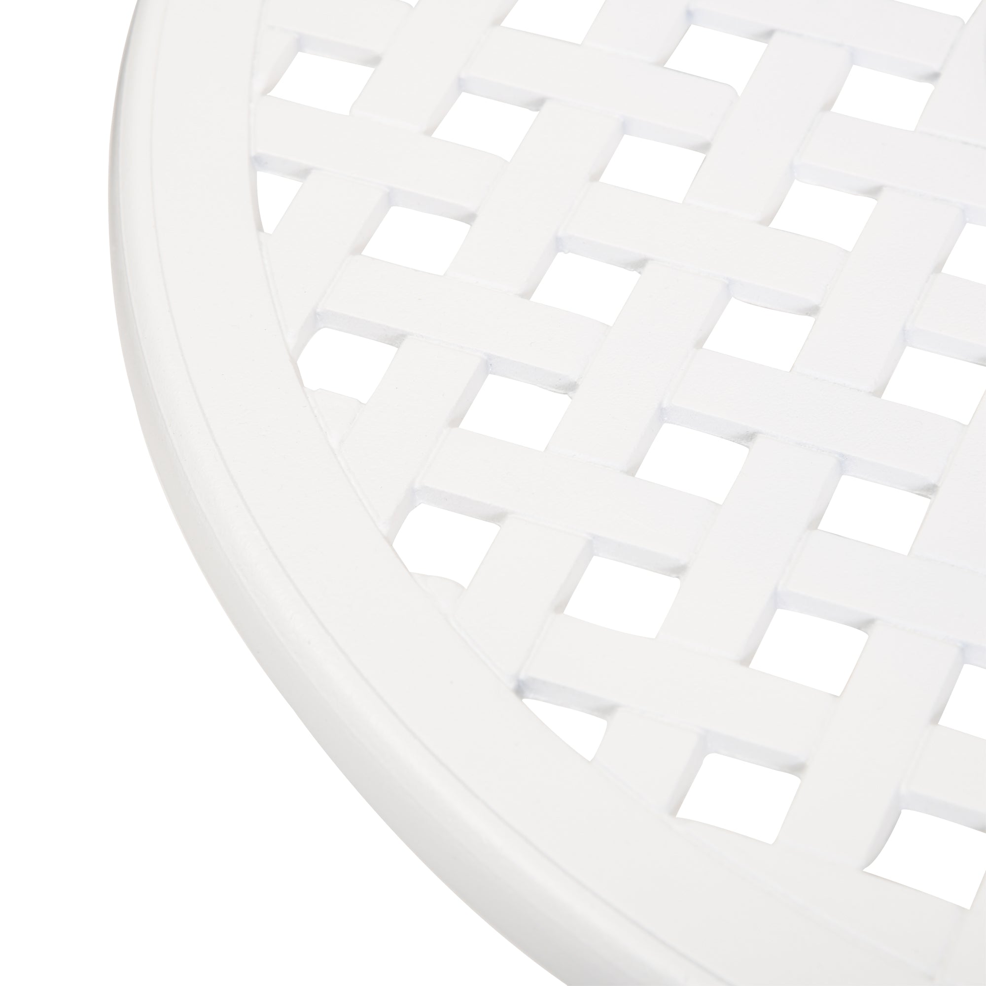 Outsunny Three-Piece Elegant Aluminium Garden Set - White