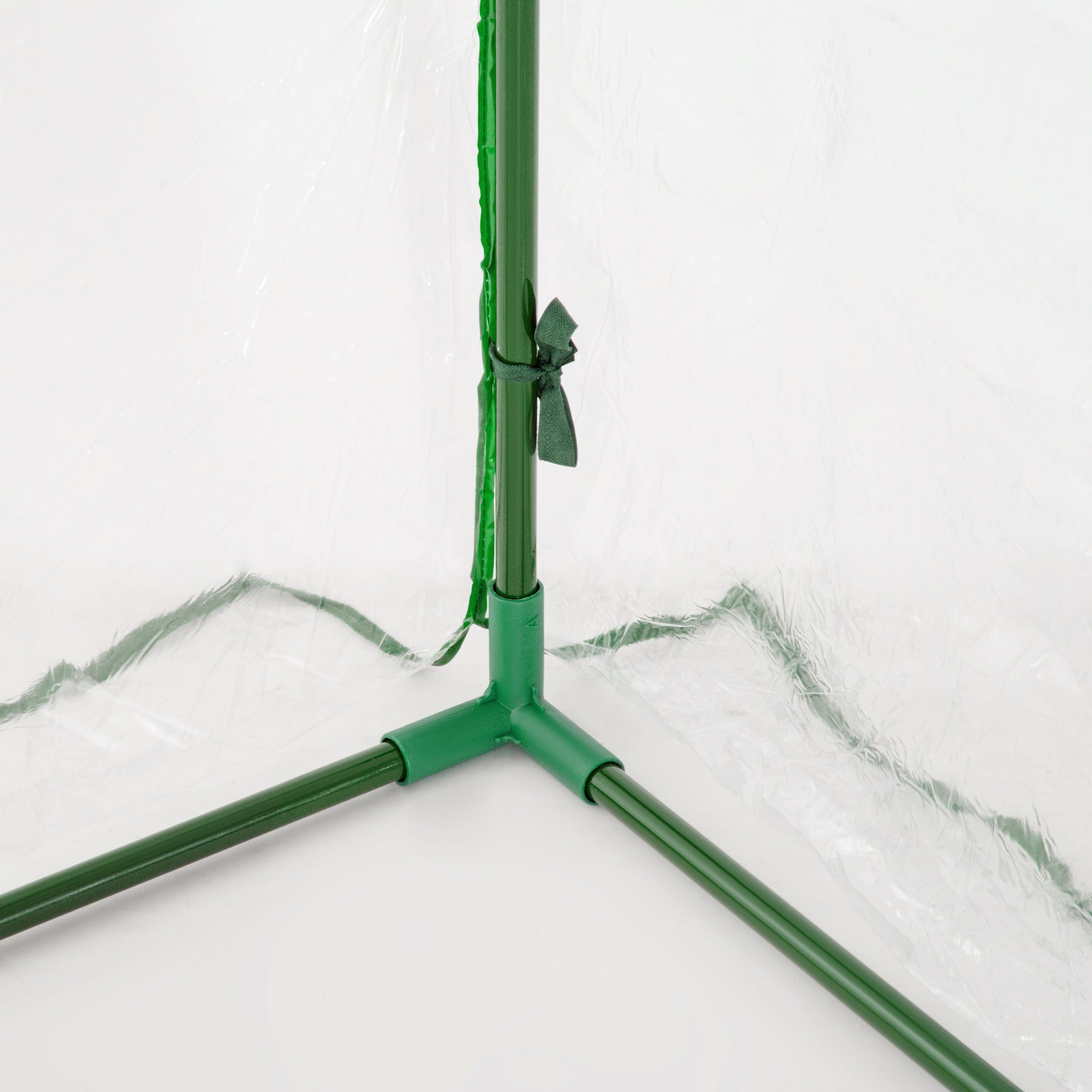 Outsunny Tunnel Greenhouse Green Grow House for Garden Outdoor, Steel Frame, PE Cover, Transparent, 200 x 100 x 80cm - North Peak Garden Furniture