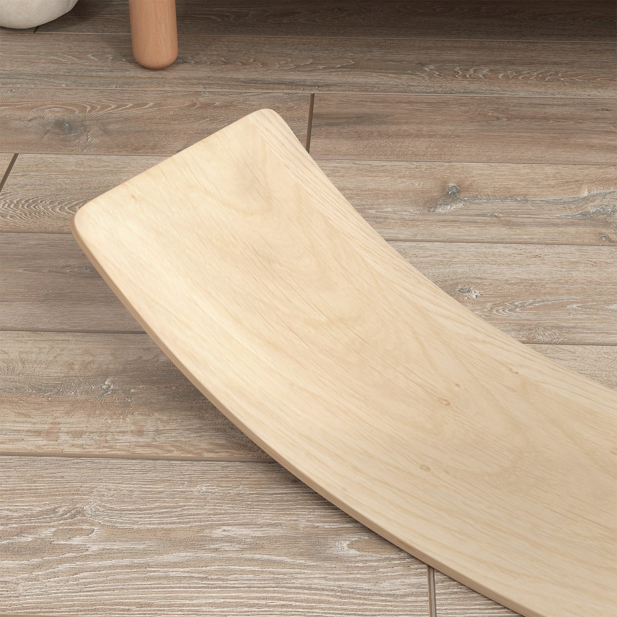 AIYAPLAY Wooden Balance Board for Children 3-8 Years Old, Natural - North Peak Garden Furniture