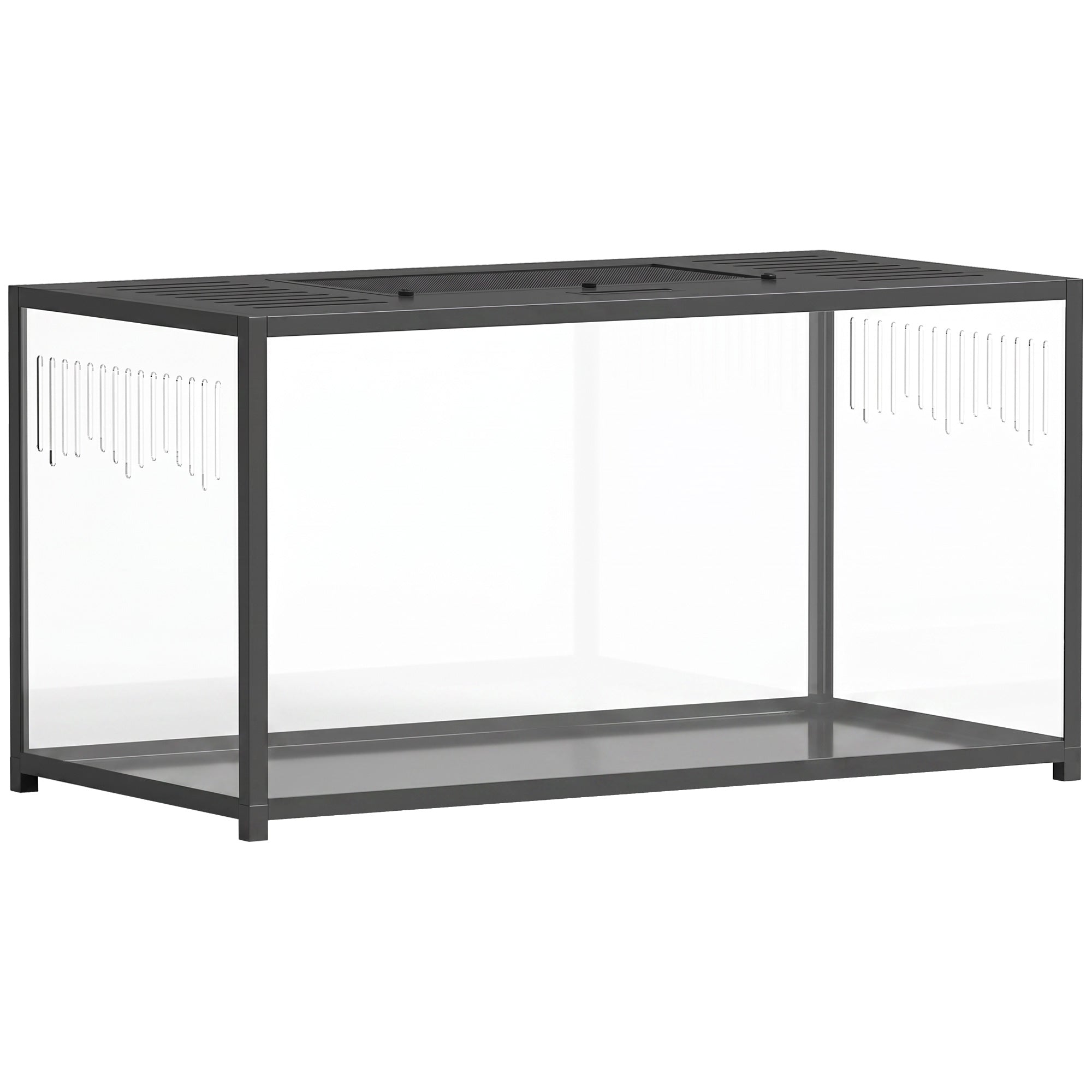 PawHut Large Hamster Cage, Chewproof Metal Rat Cage with Openable Top for Syrian Dwarf Hamster, Gerbil, 100 x 50 x 52.5 cm