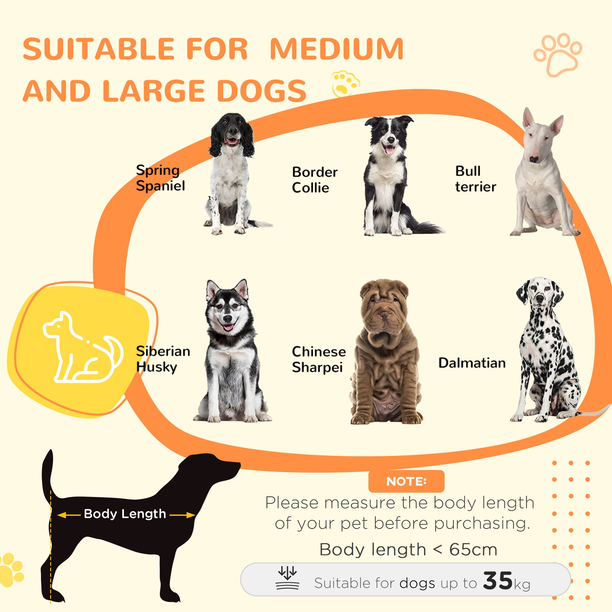 PawHut Indoor Dog Kennel w/ Soft Cushion, Double Door for Large Dogs, 106 x 74 x 81.5cm, Grey - North Peak Garden Furniture