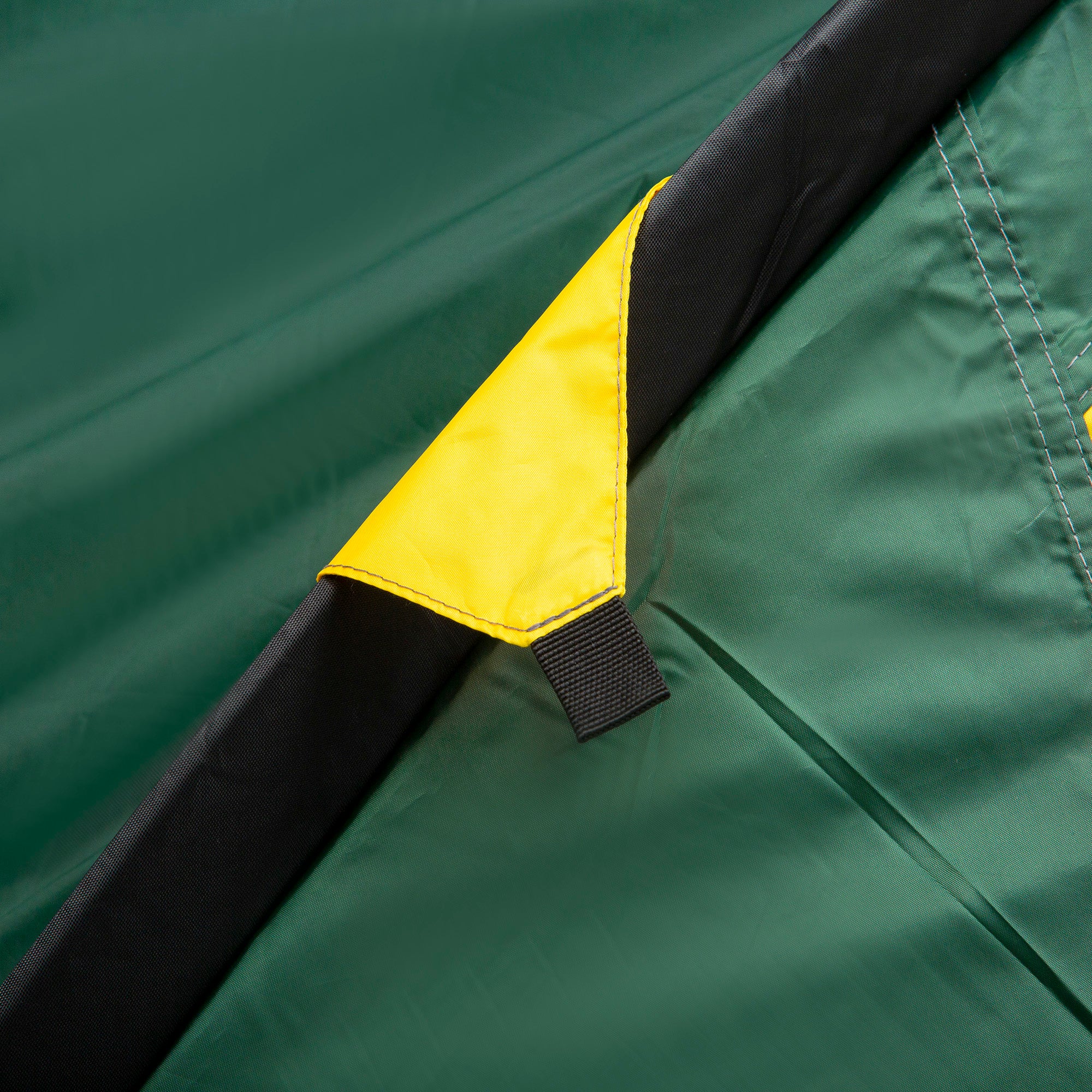 Outsunny Dome Tent for 2 Person Camping Tent with Large Windows, Waterproof Green and Yellow - North Peak Garden Furniture