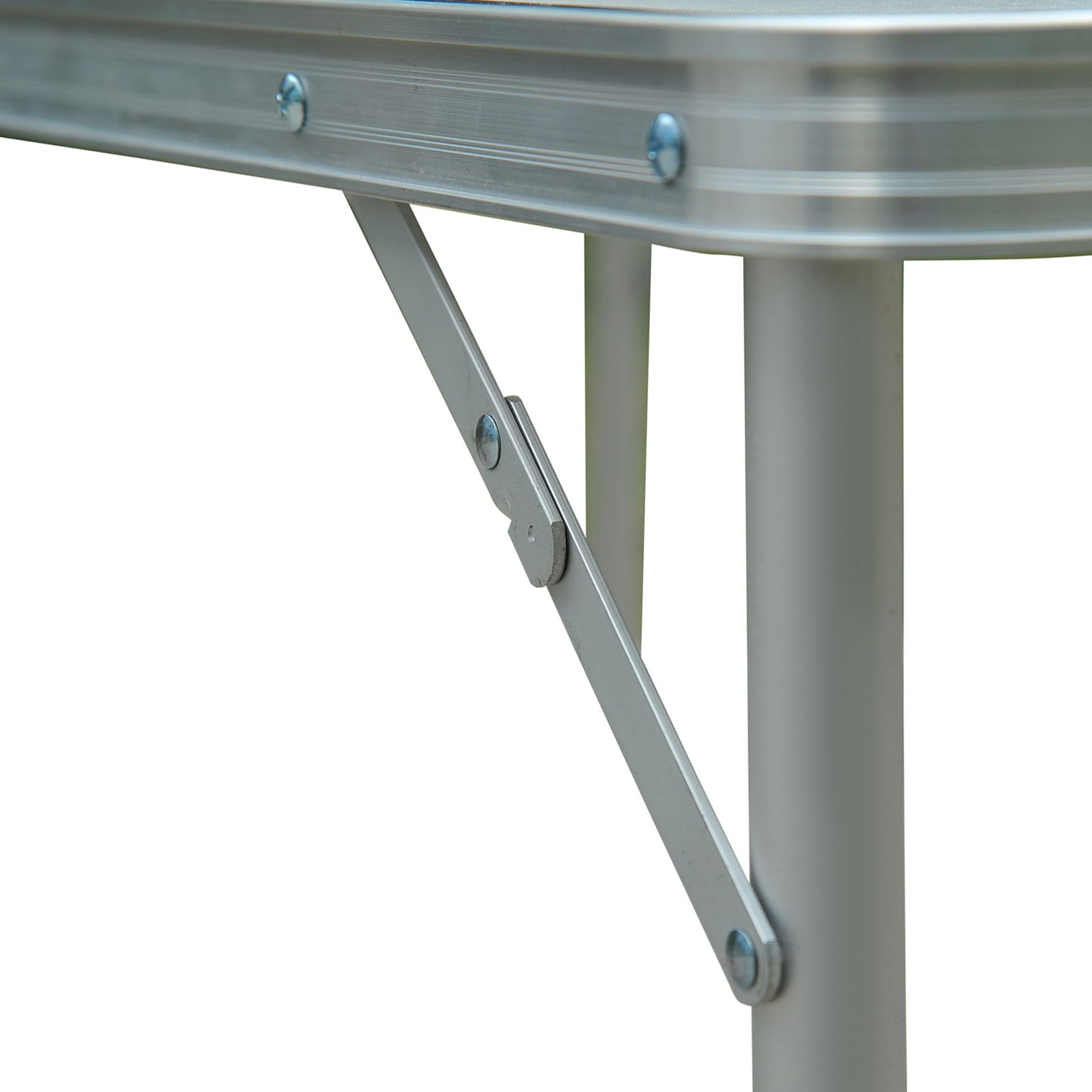 Outsunny Portable Aluminum Foldable Table