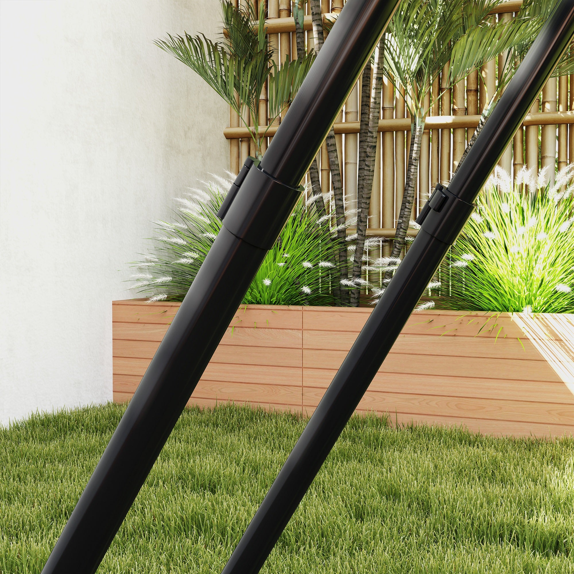 HOMCOM Football Training Net Target Goal, with Adjustable Angles - Black - North Peak Garden Furniture