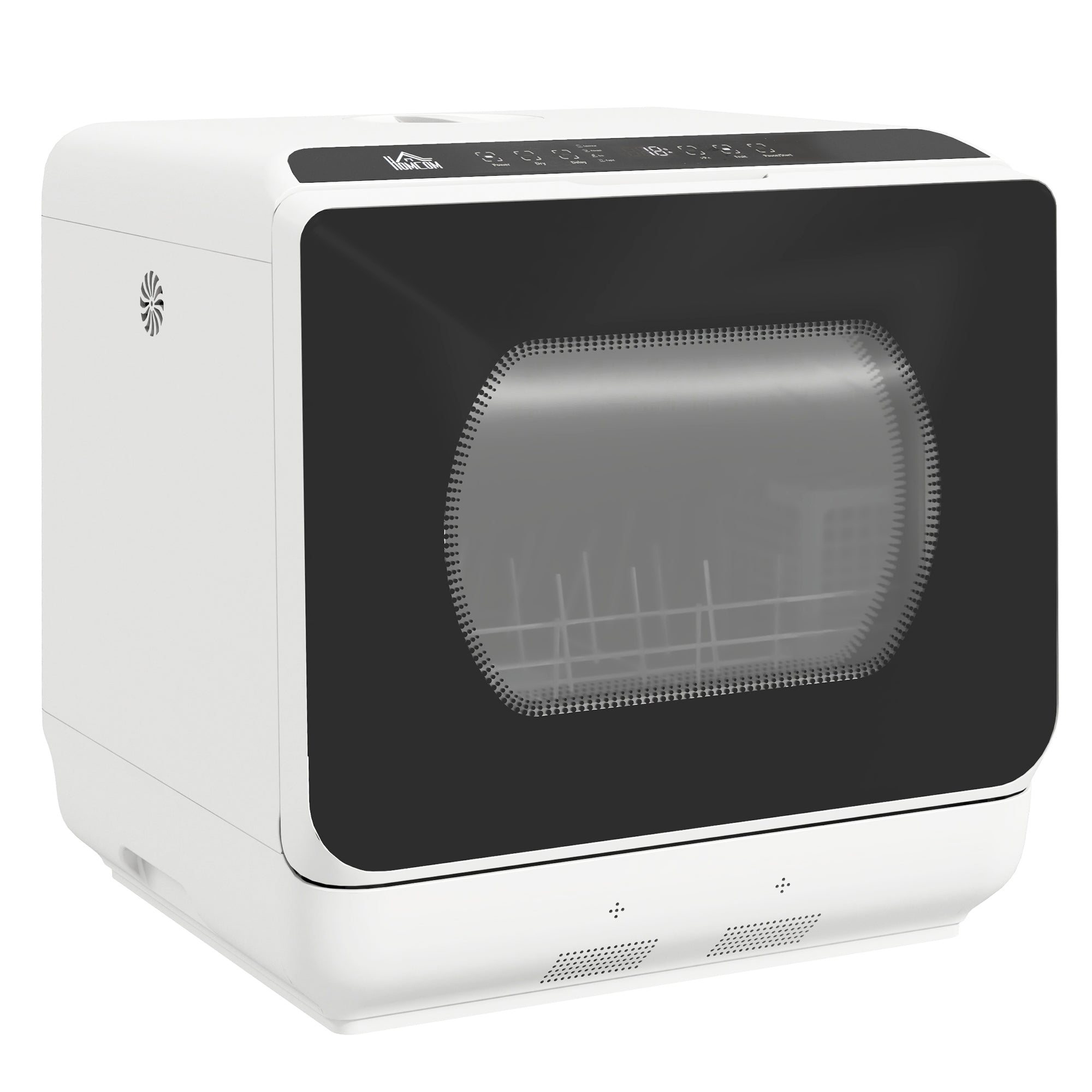HOMCOM Multi-Program 6L Tabletop Dishwasher - North Peak Garden Furniture
