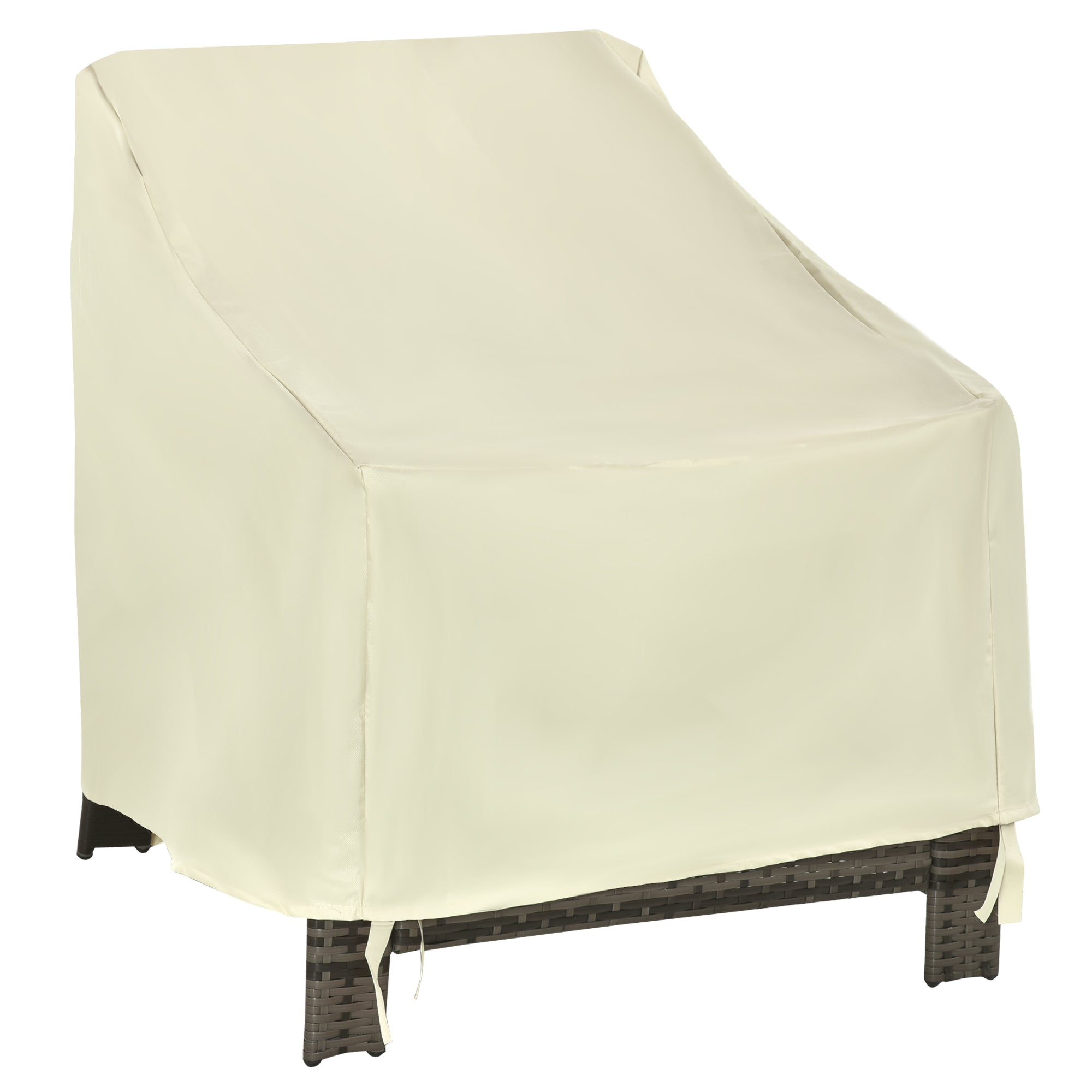 Outsunny Chair Shield: Waterproof 600D Oxford Outdoor Furniture Protector