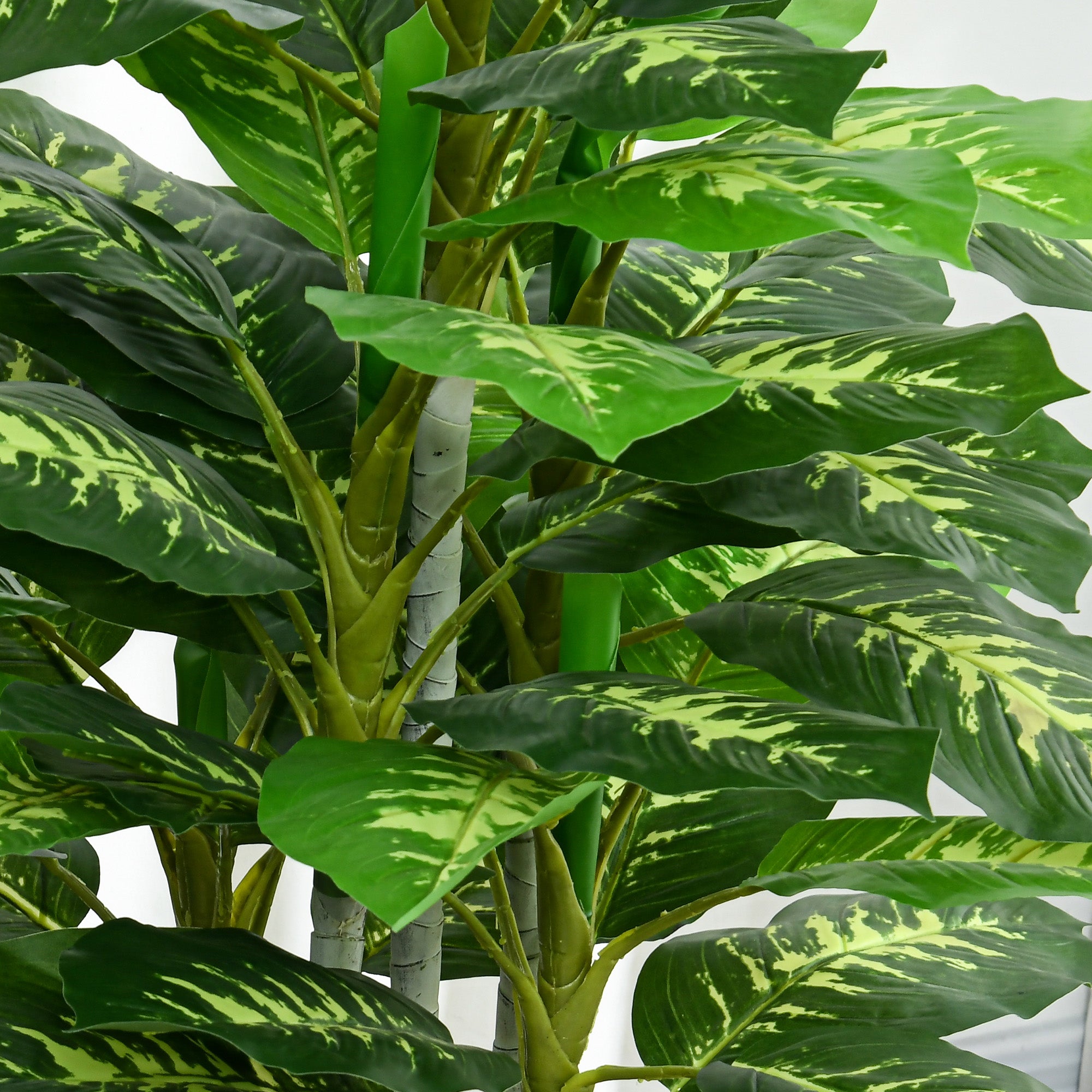 HOMCOM Artificial Evergreen Tree Fake Decorative Plant in Nursery Pot for Indoor Outdoor Decor, 120cm - North Peak Garden Furniture