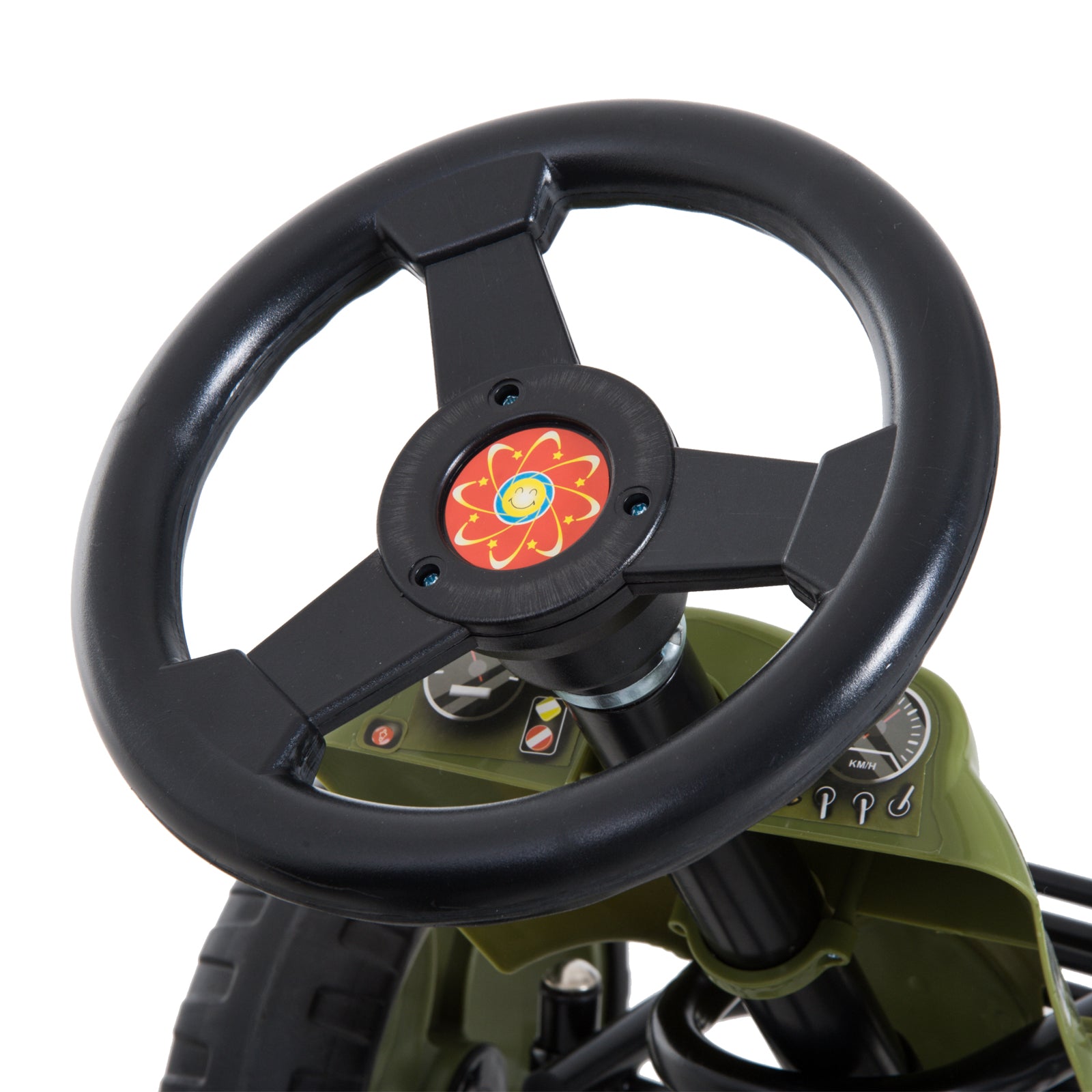 HOMCOM Kids Children Pedal Go Kart Ride On Racer Braking System Adjustable Seat Green - North Peak Garden Furniture