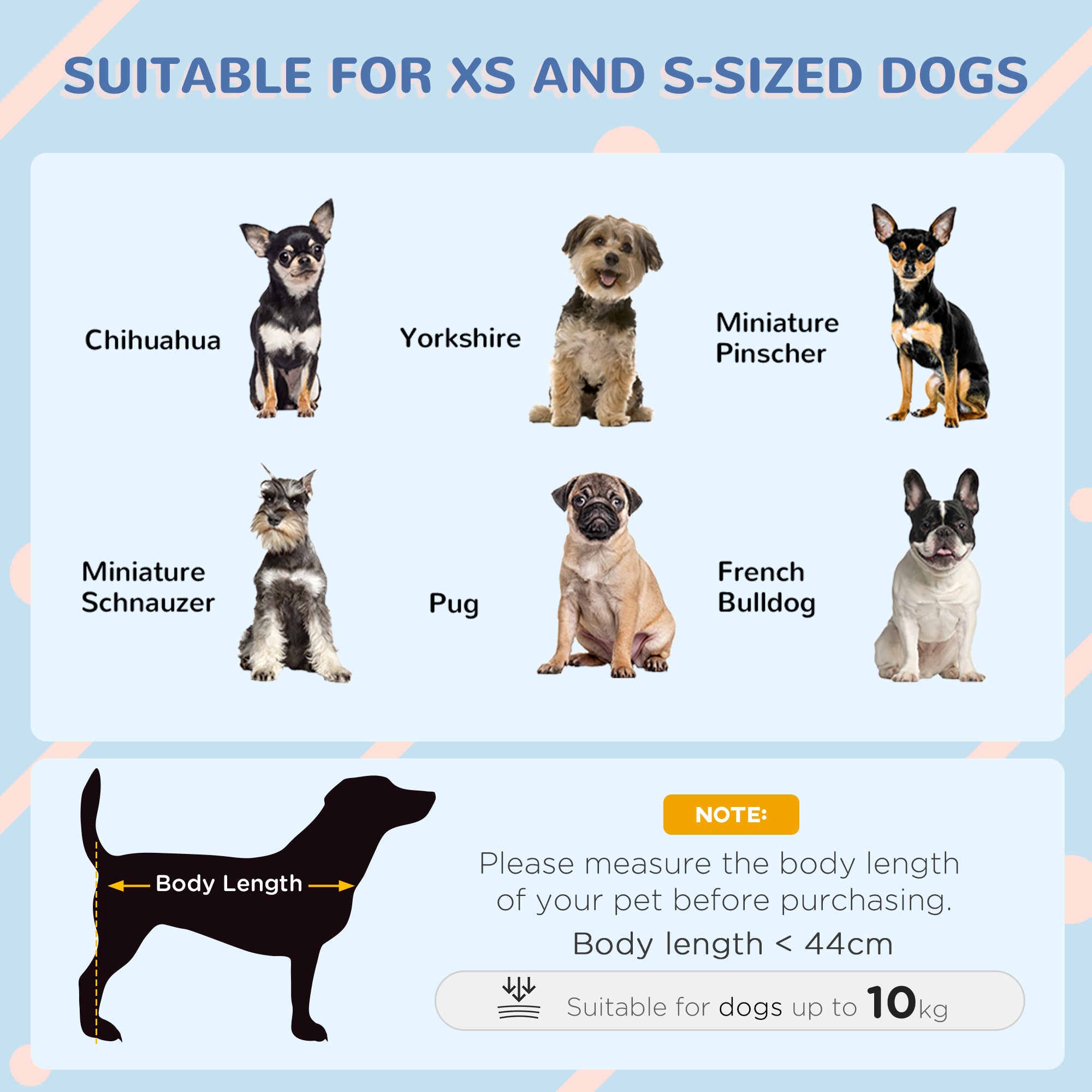 PawHut Plastic Dog Kennel with Windows, for Garden Patio, Miniature and Small Dogs, 80 x 69 x 76cm - Blue - North Peak Garden Furniture