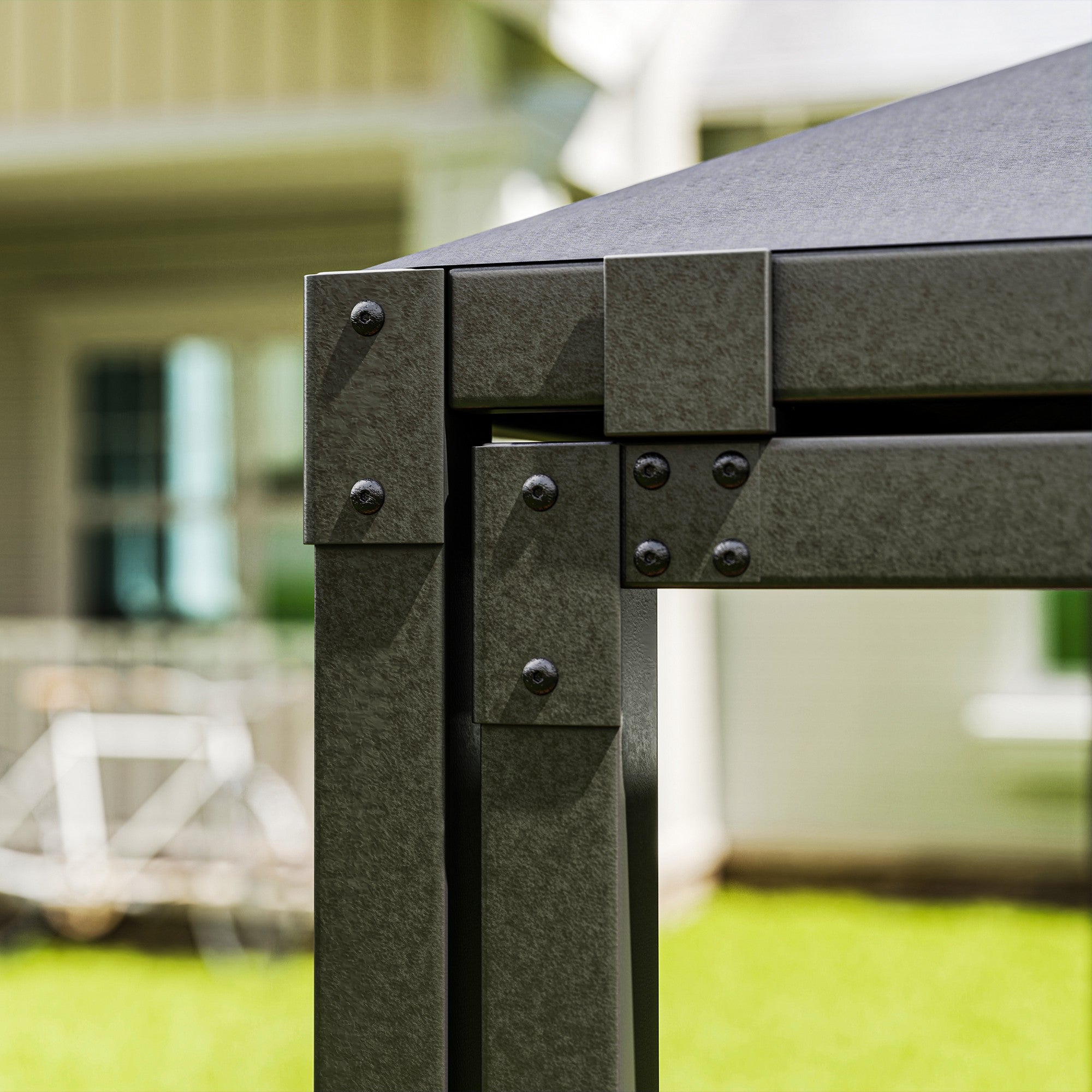 Outsunny 3 x 3 or 3 x 6m Garden Gazebo with Extendable Awning and Wheels, UPF30+ Outdoor Metal Gazebo Canopy Shelter for BBQ, Event, Party - North Peak Garden Furniture