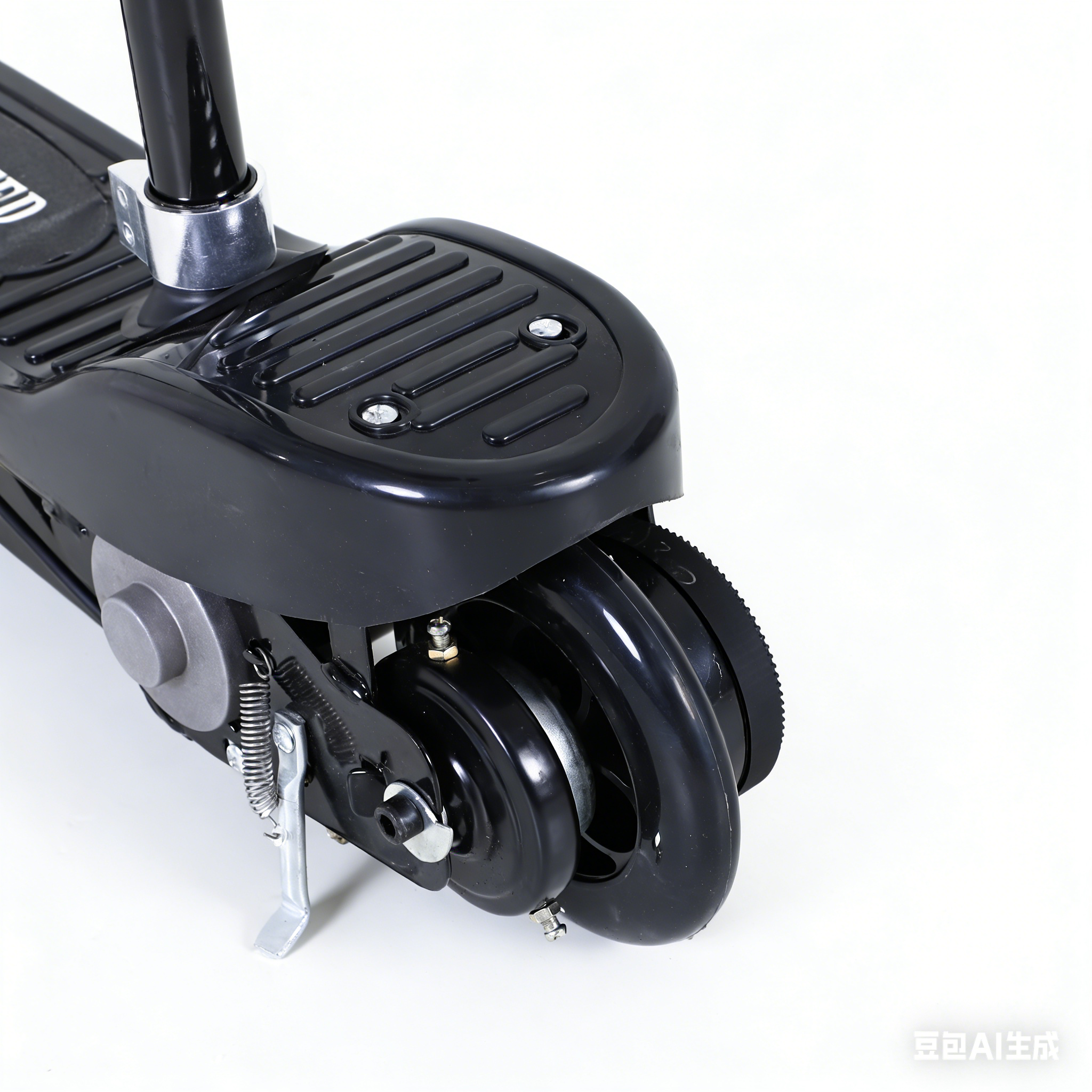 HOMCOM Outdoor Ride On Powered Scooter Sporting Toy 120W Motor Bike 2 x 12V Battery - Black