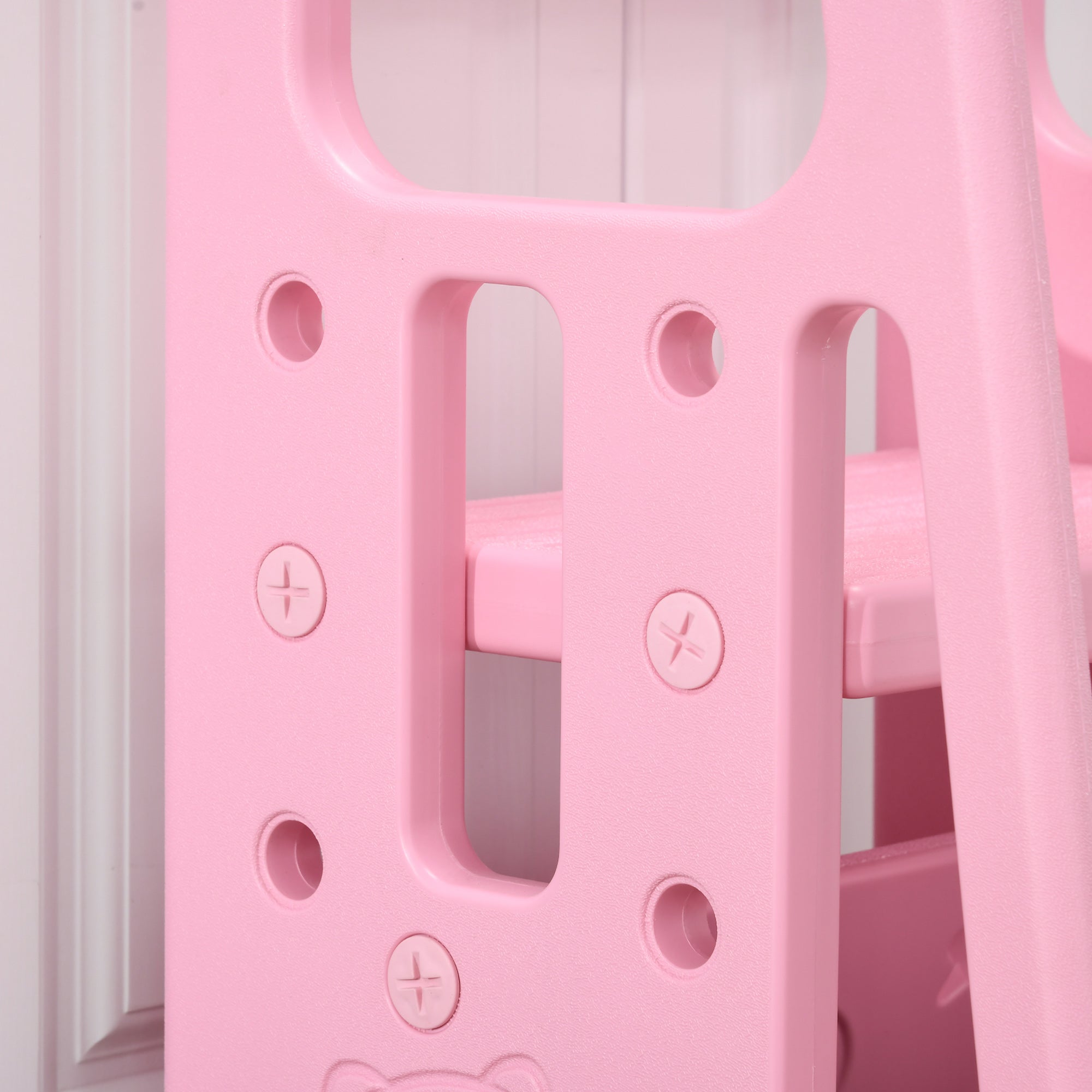 HOMCOM Kids Step Stool, Adjustable Standing Platform, Toddler Kitchen Stool - North Peak Garden Furniture