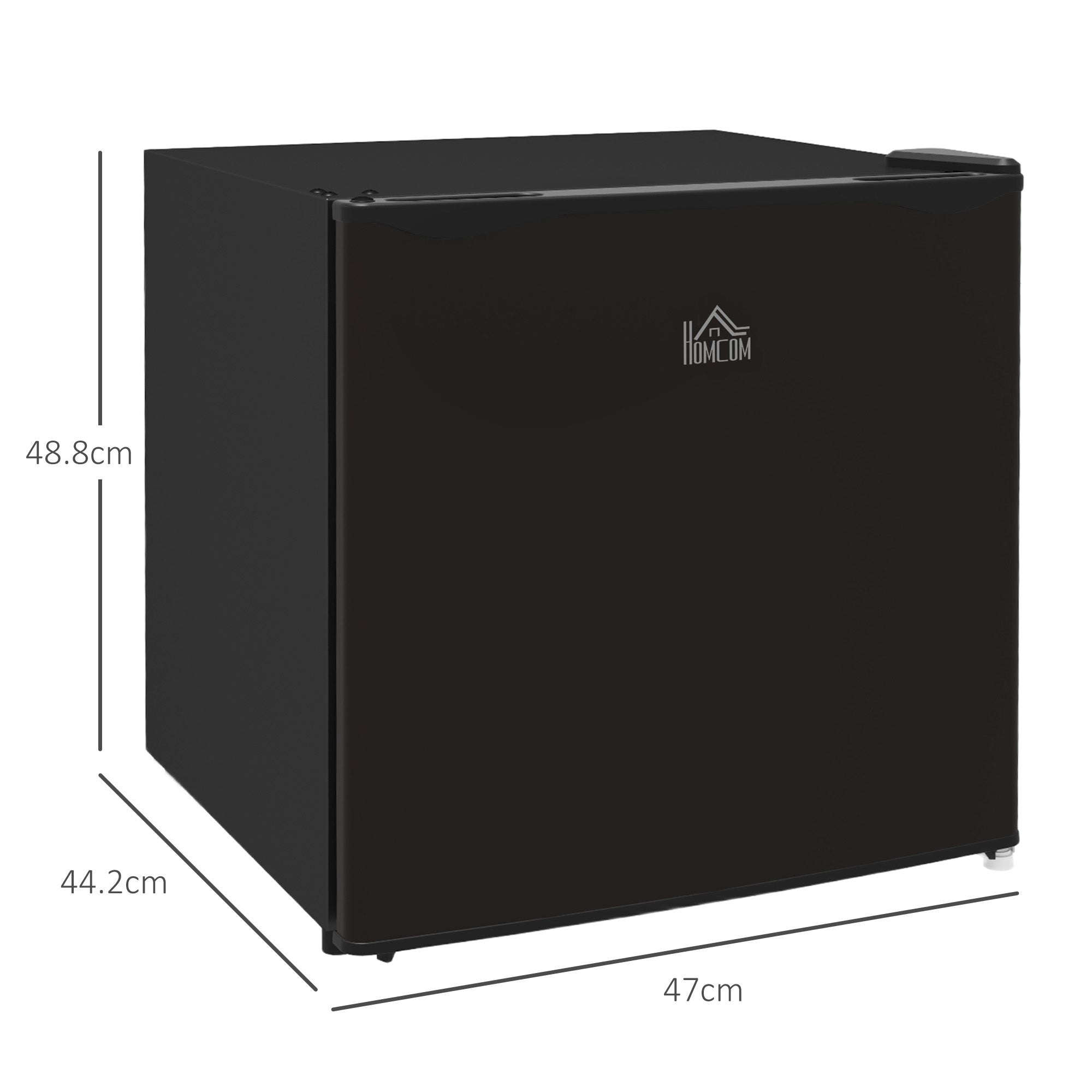 HOMCOM 35L Mini Freezer, -24℃ to -14℃ Temperature - Black - North Peak Garden Furniture