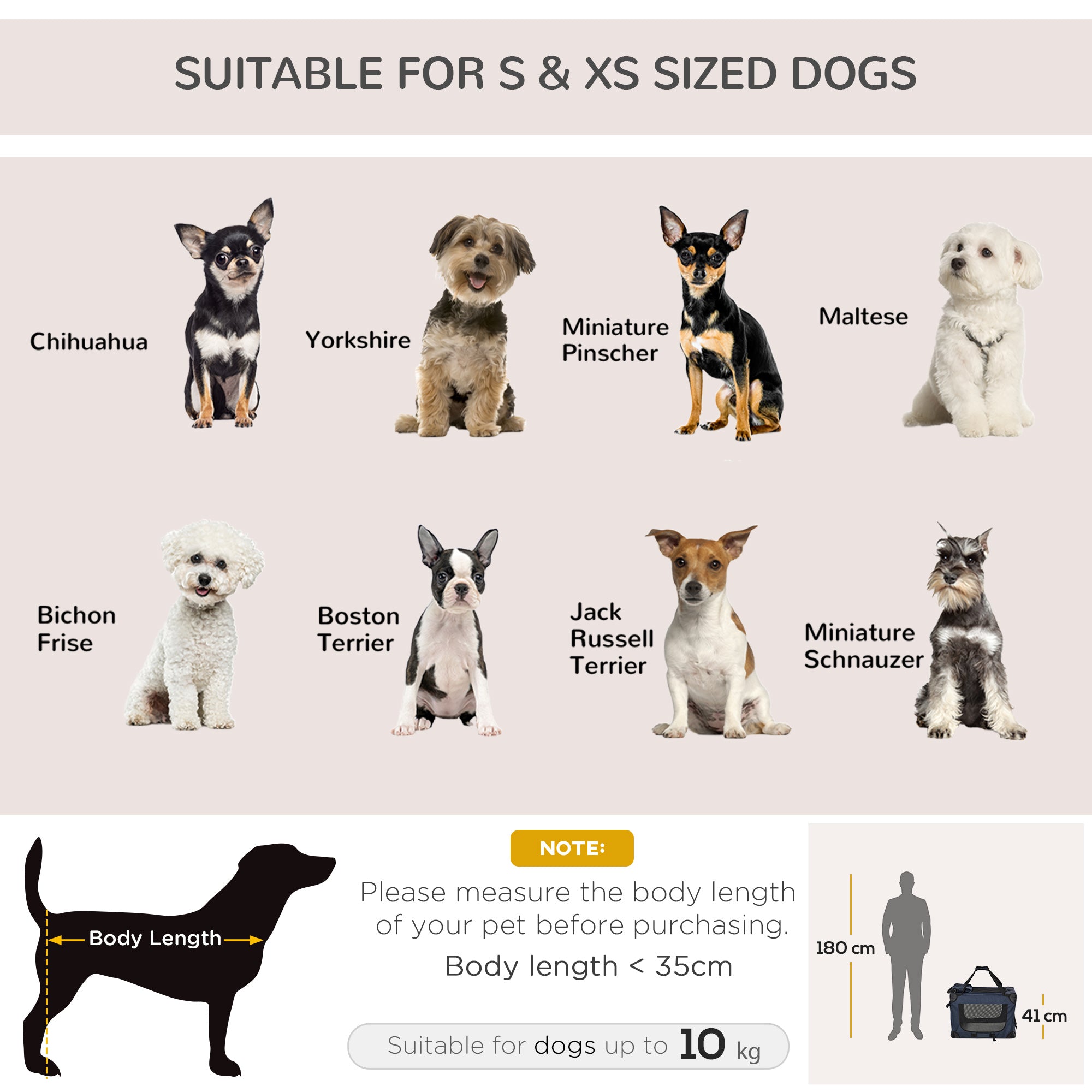 PawHut Foldable Pet Carrier for Small and Miniature Dogs, Portable Cat Carrier Soft Side Pet Travel Crate with Removable Mat, Storage Bags, Breathable Mesh 60 x 41.5 x 41cm - Dark Blue - North Peak Garden Furniture