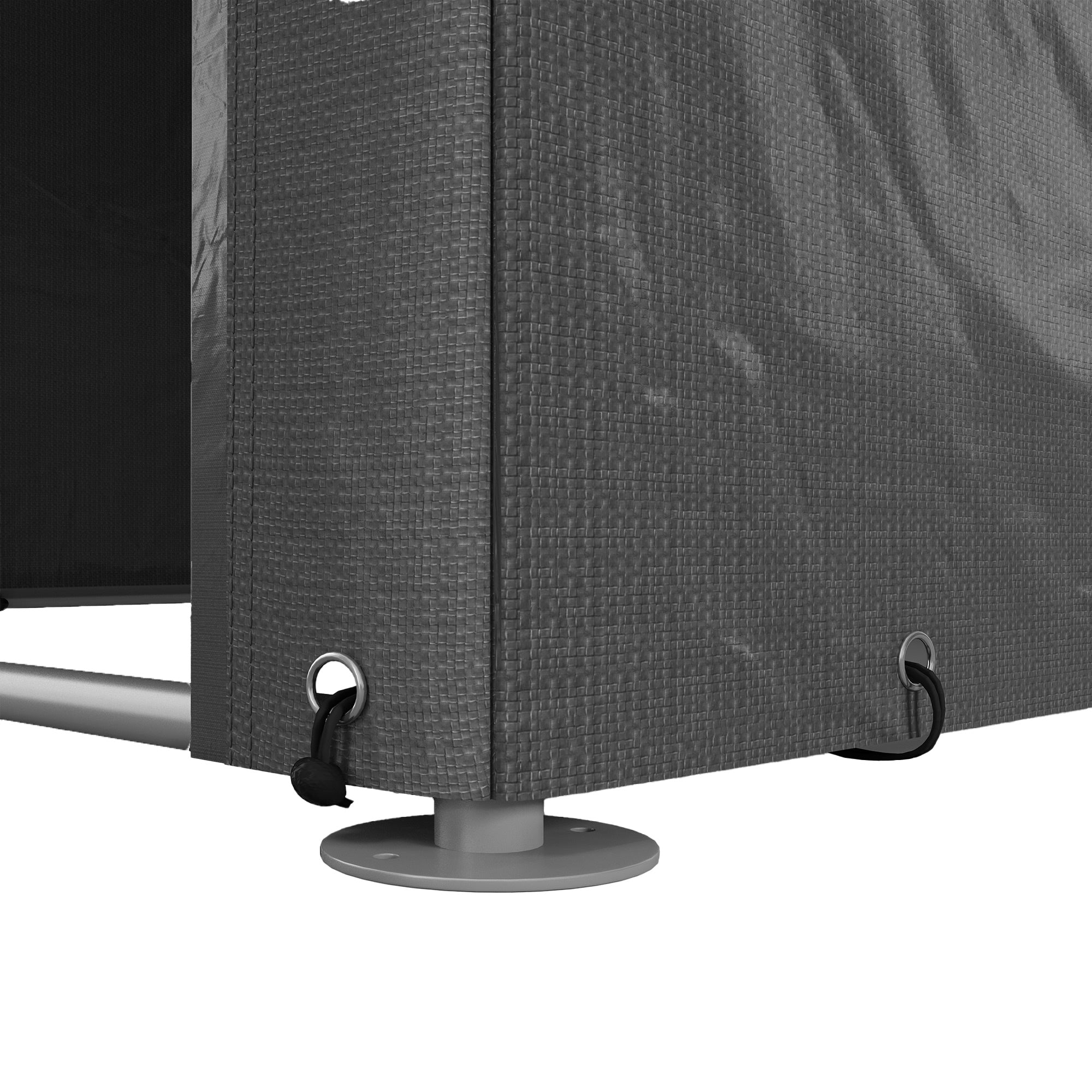 Outsunny 1.6 x 2.2m Garden Storage Shed Tent, with Accessories - Dark Grey