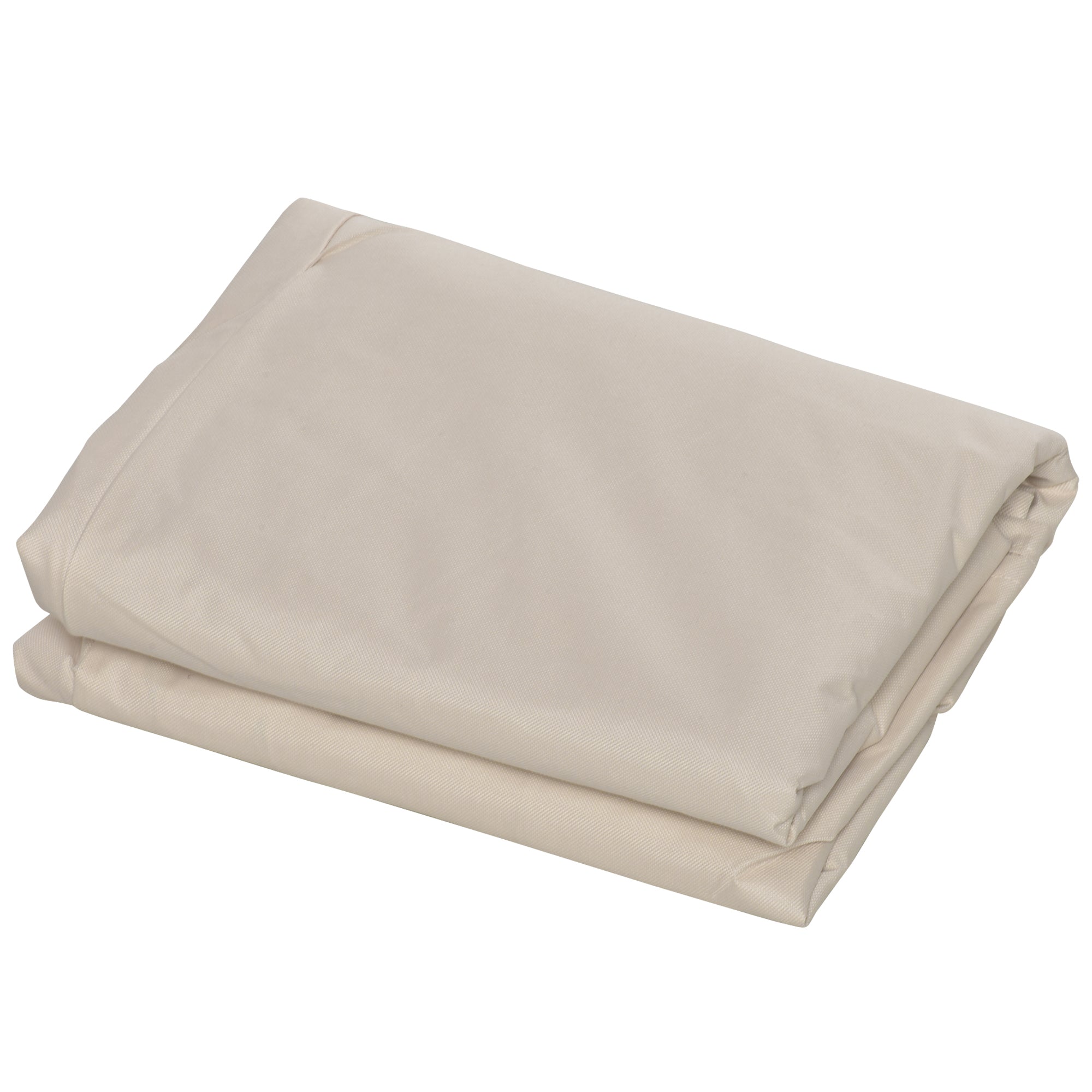 Outsunny Sofa Cover: Waterproof 600D Oxford Cloth, Large Patio Furniture Protector, Beige, 218x111x63-101cm