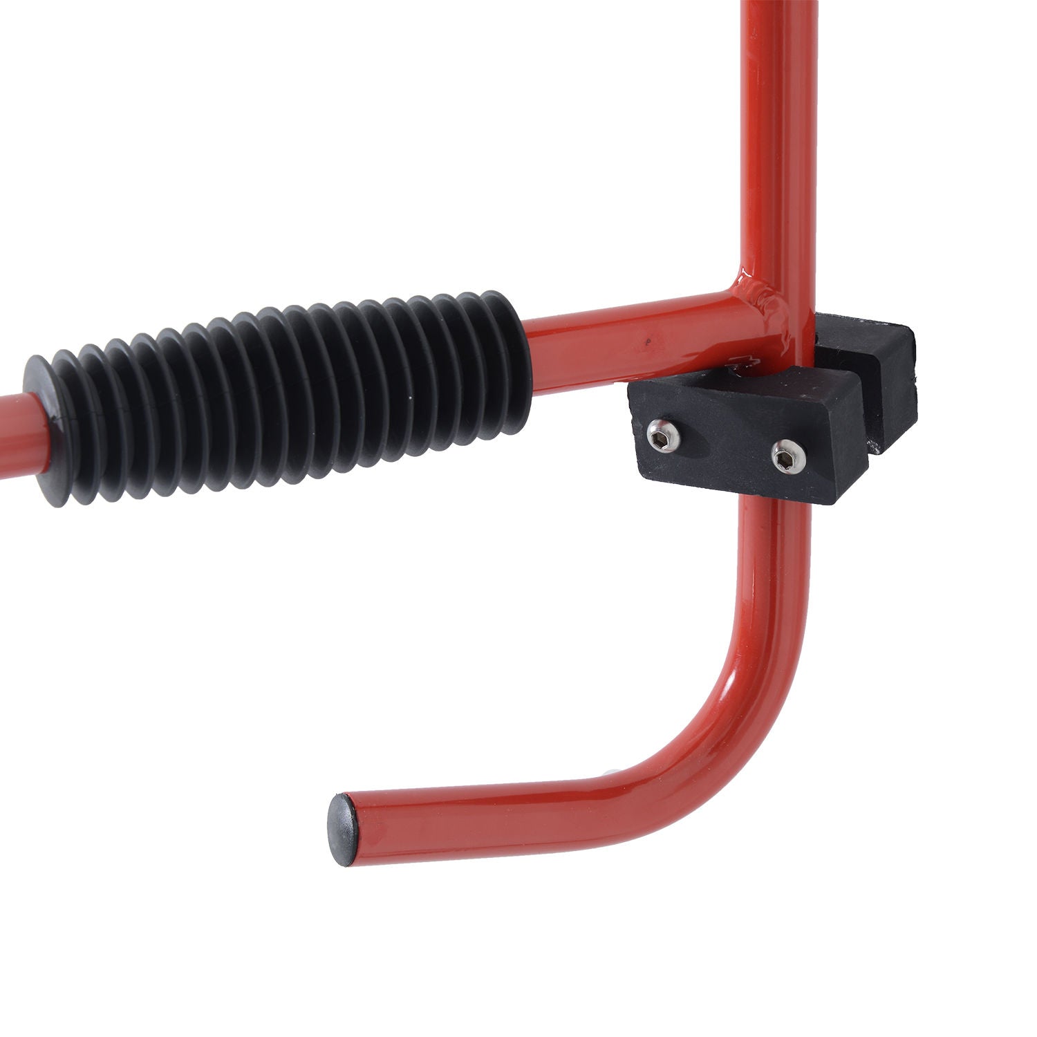 HOMCOM Kayak Canoe Heavy Duty Wall Mounted Storage Holder Rack Heavy Duty Storing Hangers Red - North Peak Garden Furniture