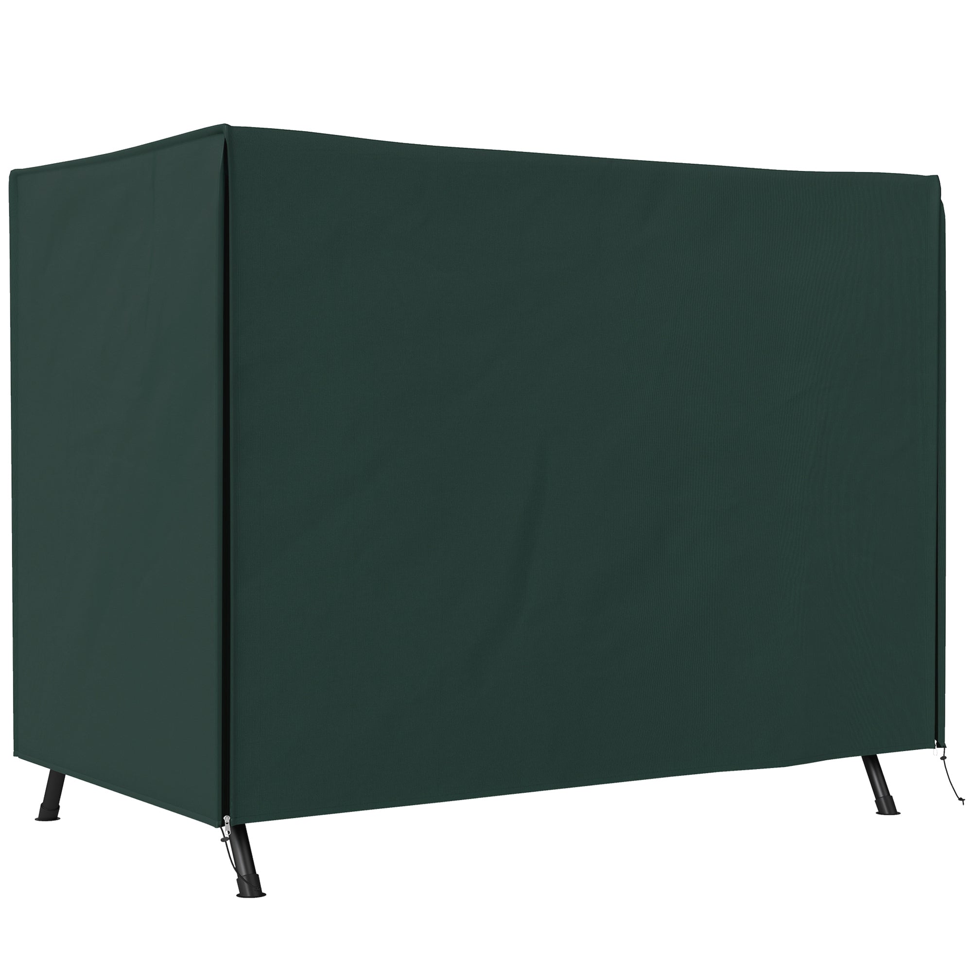 Outsunny 205 x 124cm Three-Seater Swing Chair Protective Cover Deep Green