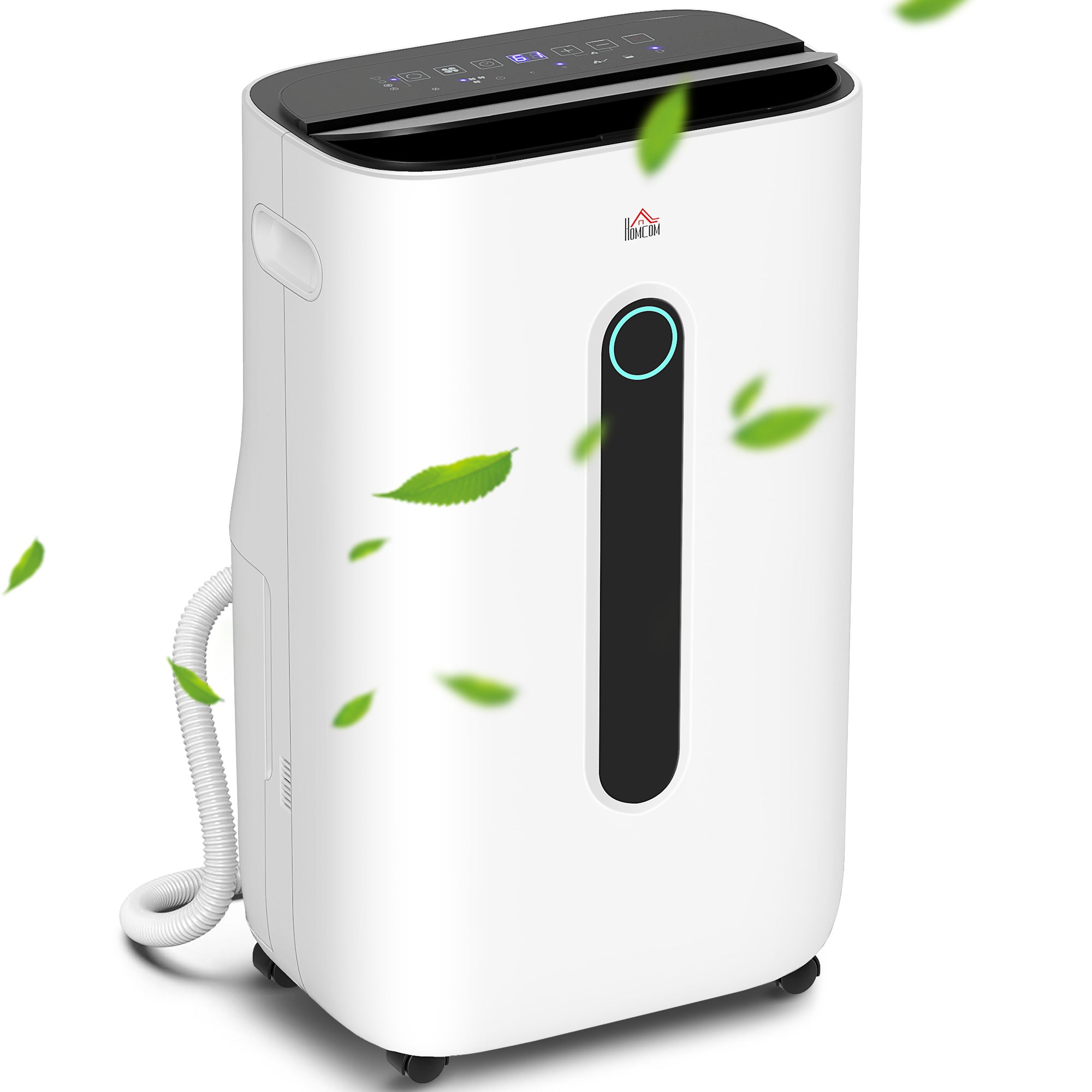 HOMCOM 6500mL Portable Dehumidifier with Air Purifier Filter, 24H Timer, 4 Modes, 22L/Day, for Home Laundry Basement - North Peak Garden Furniture