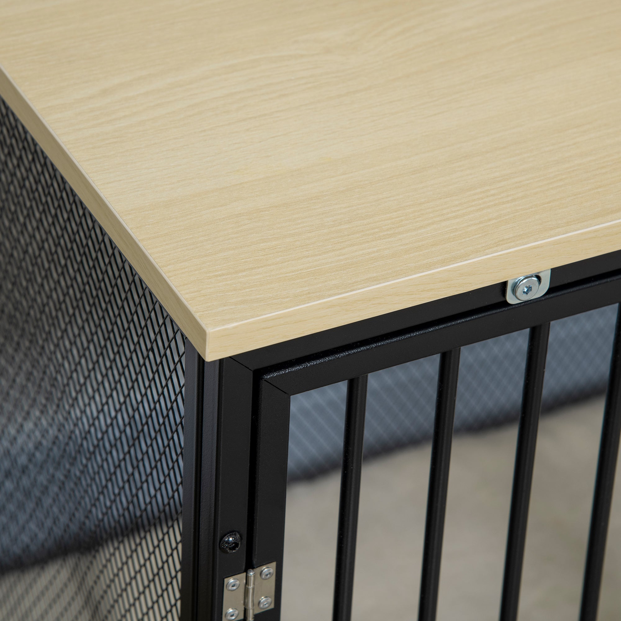 PawHut Dog Cage Side Table, with Cushion, for Small and Medium Dogs - North Peak Garden Furniture