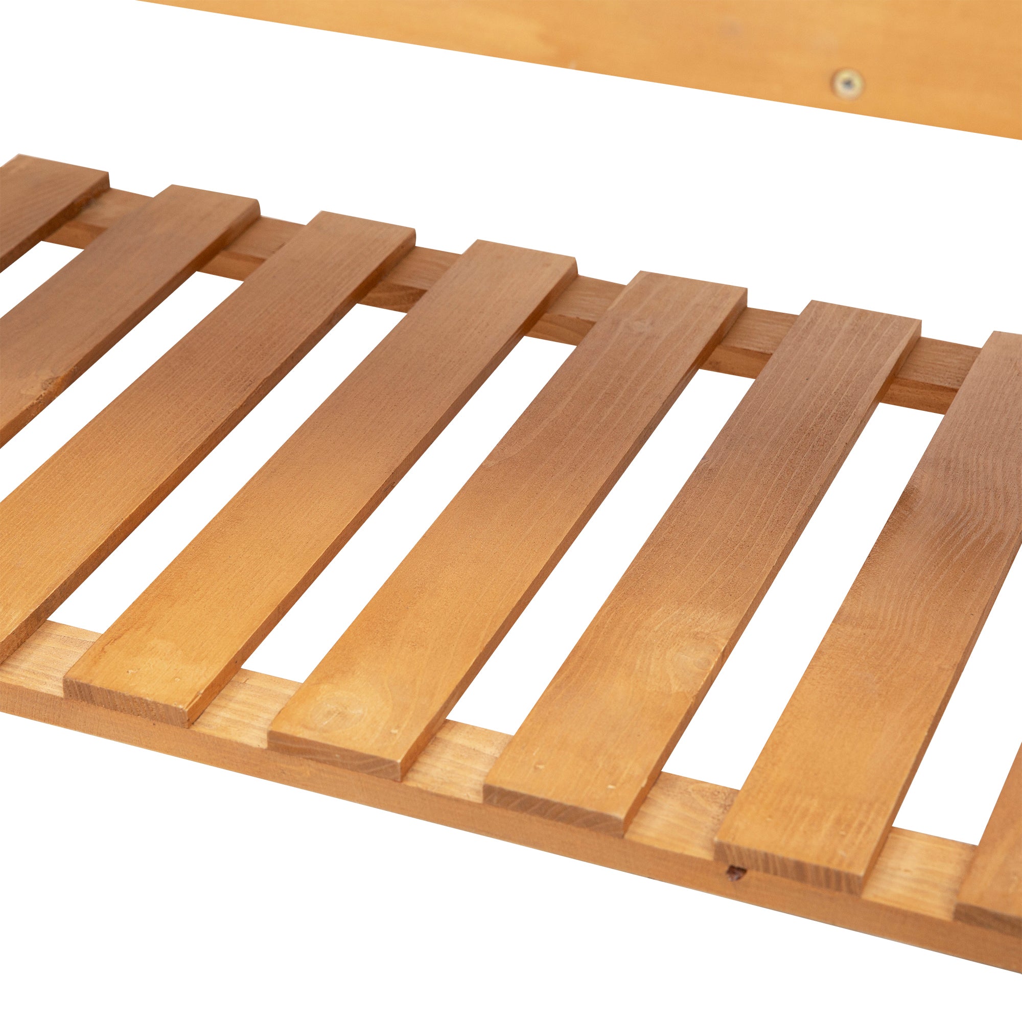 Outsunny Wooden Planter Raised Elevated Garden Bed with 2 Shelves for Vegetables Flowers - North Peak Garden Furniture