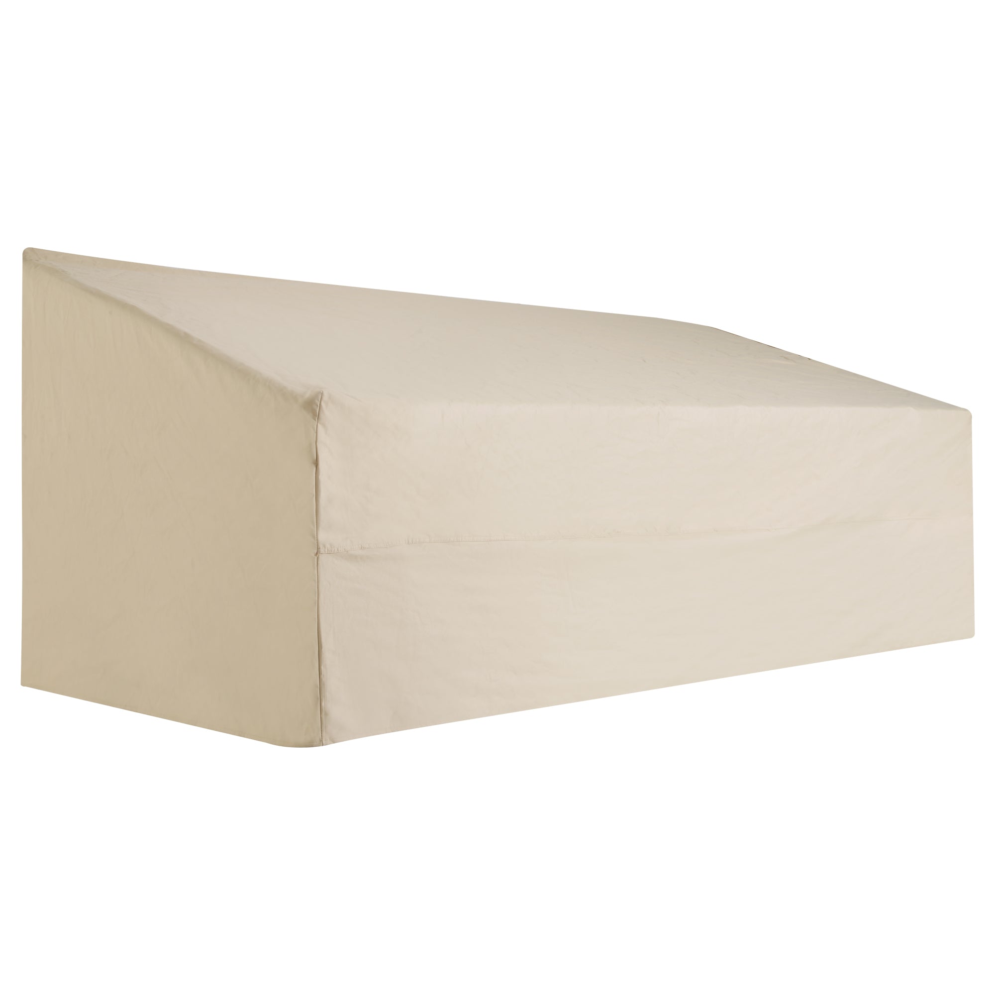 Outsunny 600D Oxford Cloth Furniture Cover 3 Seat Sofa Protector Large Garden Patio Outdoor Waterproof Beige 218x111x63-101cm - North Peak Garden Furniture
