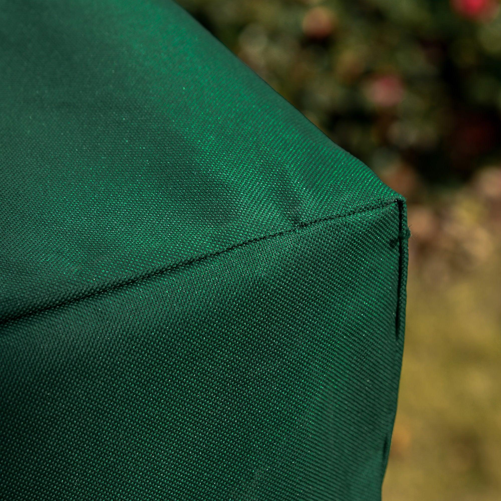 Outsunny 3-Seat Outdoor Garden Swing Chair Protective Cover Water UV Resistant, 240L x 133Wcm, Green - North Peak Garden Furniture