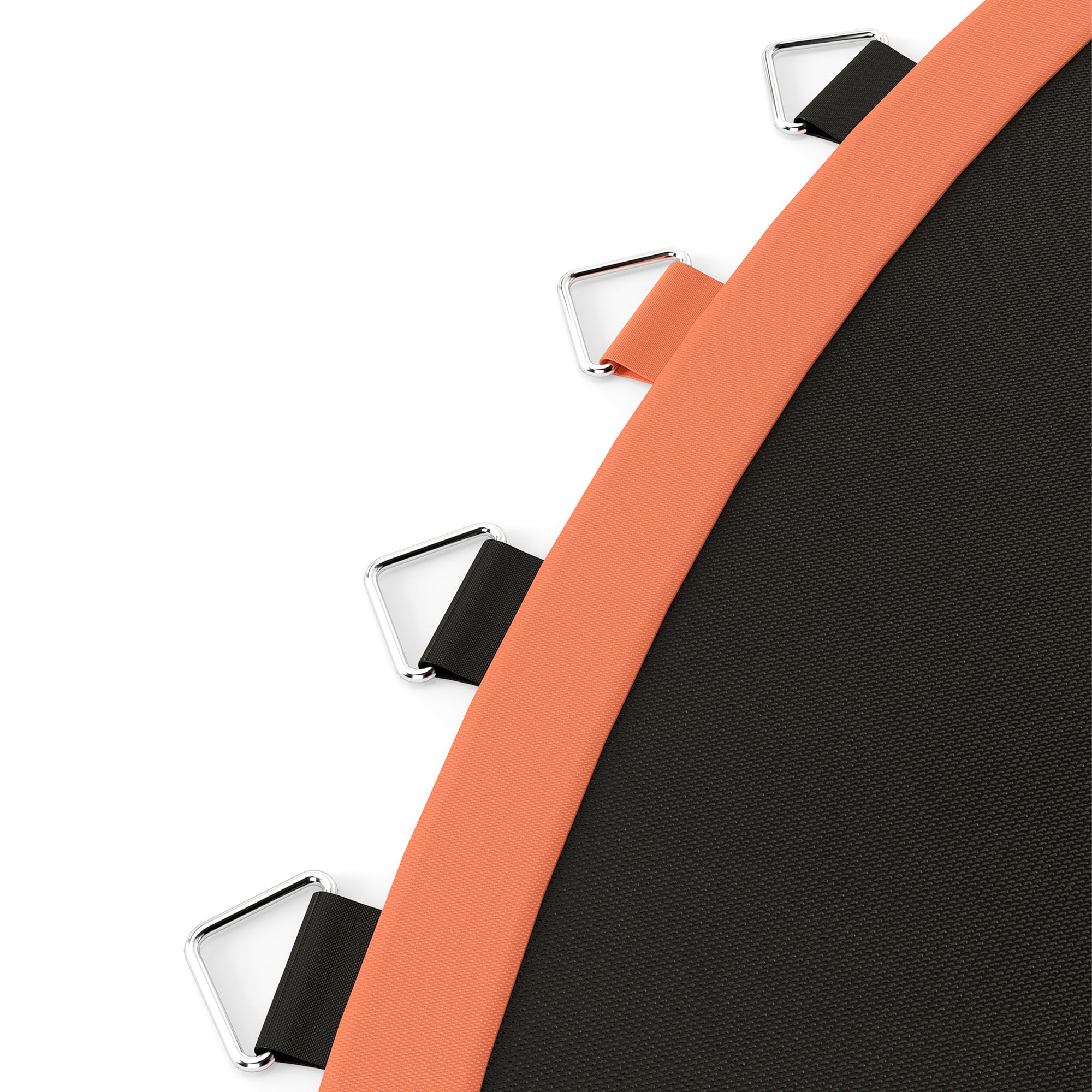 SPORTNOW Trampoline Replacement Mat with Spring Pull Tool, 54 V-Hooks, for 10ft Trampoline using 14cm Springs, Orange - North Peak Garden Furniture