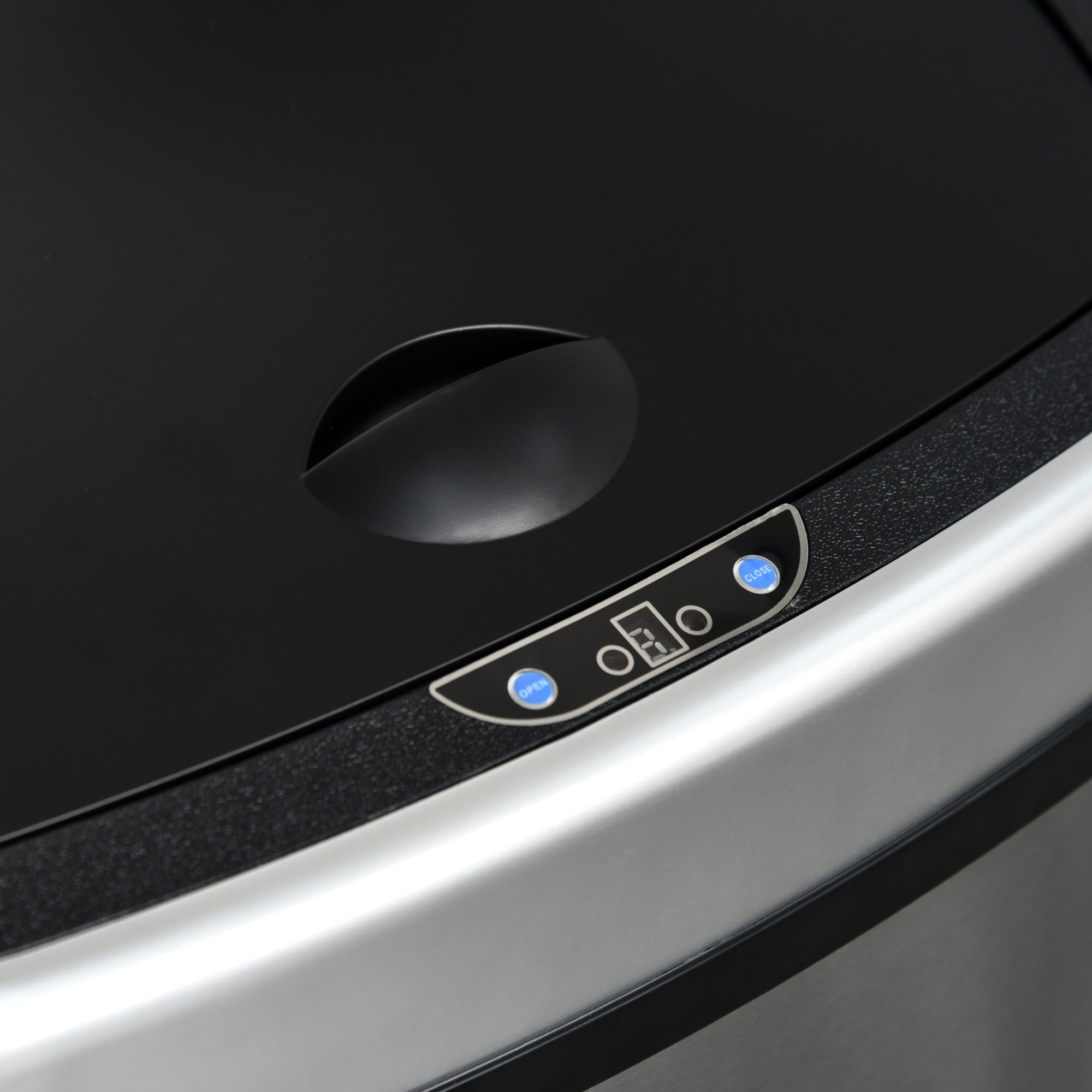 HOMCOM Stainless Steel Kitchen Sensor Dustbin Automatic Touchless Rubbish Garbage Waste Bin 48L Silver - North Peak Garden Furniture