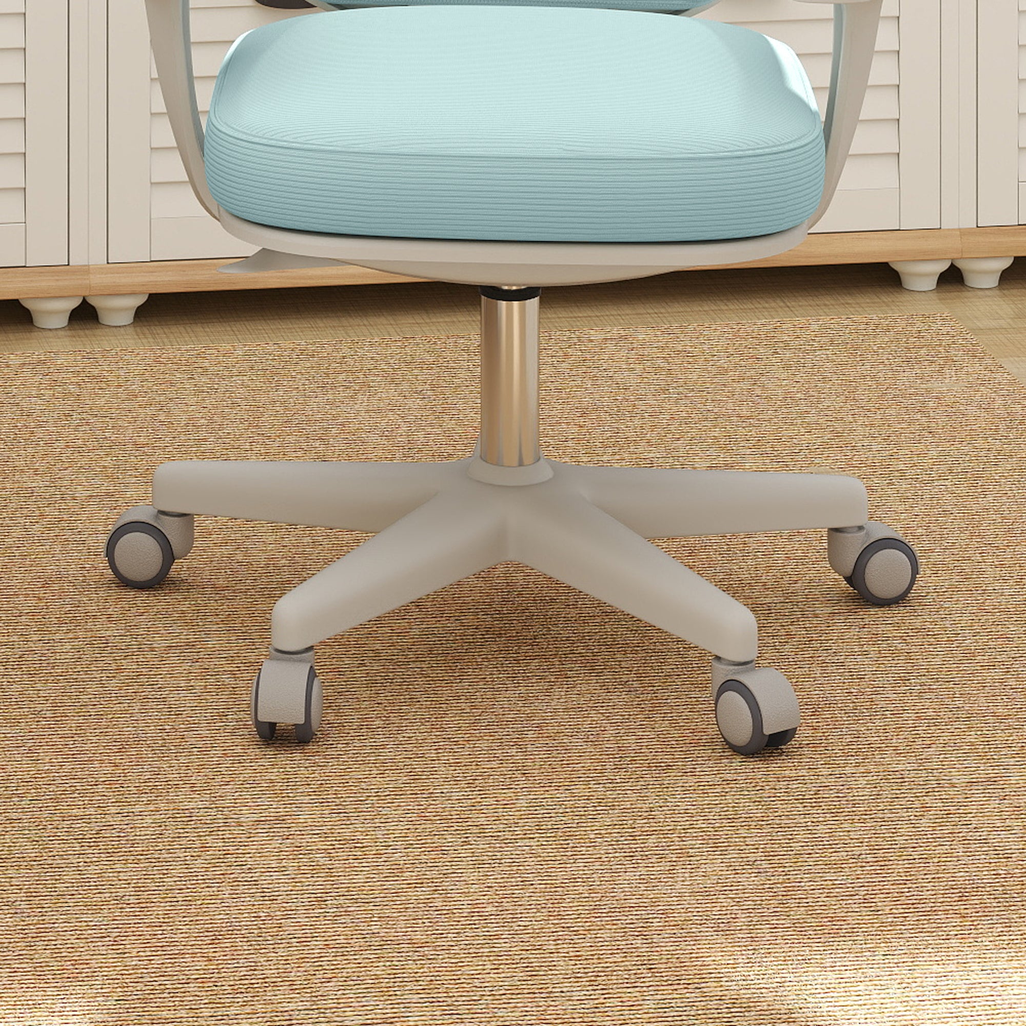 Vinsetto 44-56cm Mesh Back Office Chair - Light Green