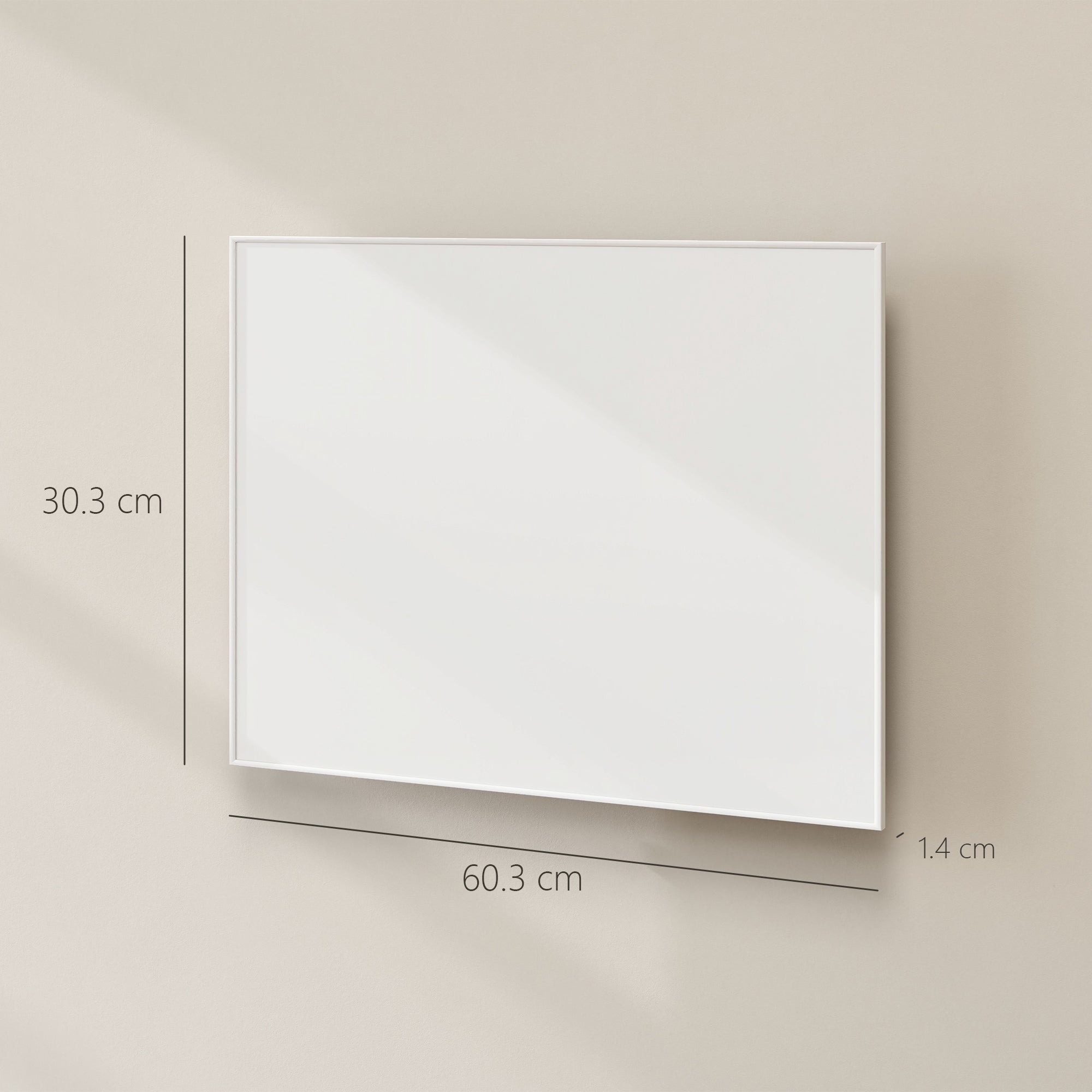 HOMCOM Wifi Smart Electric Heater, Far Infrared, Wall Mounted - 170W