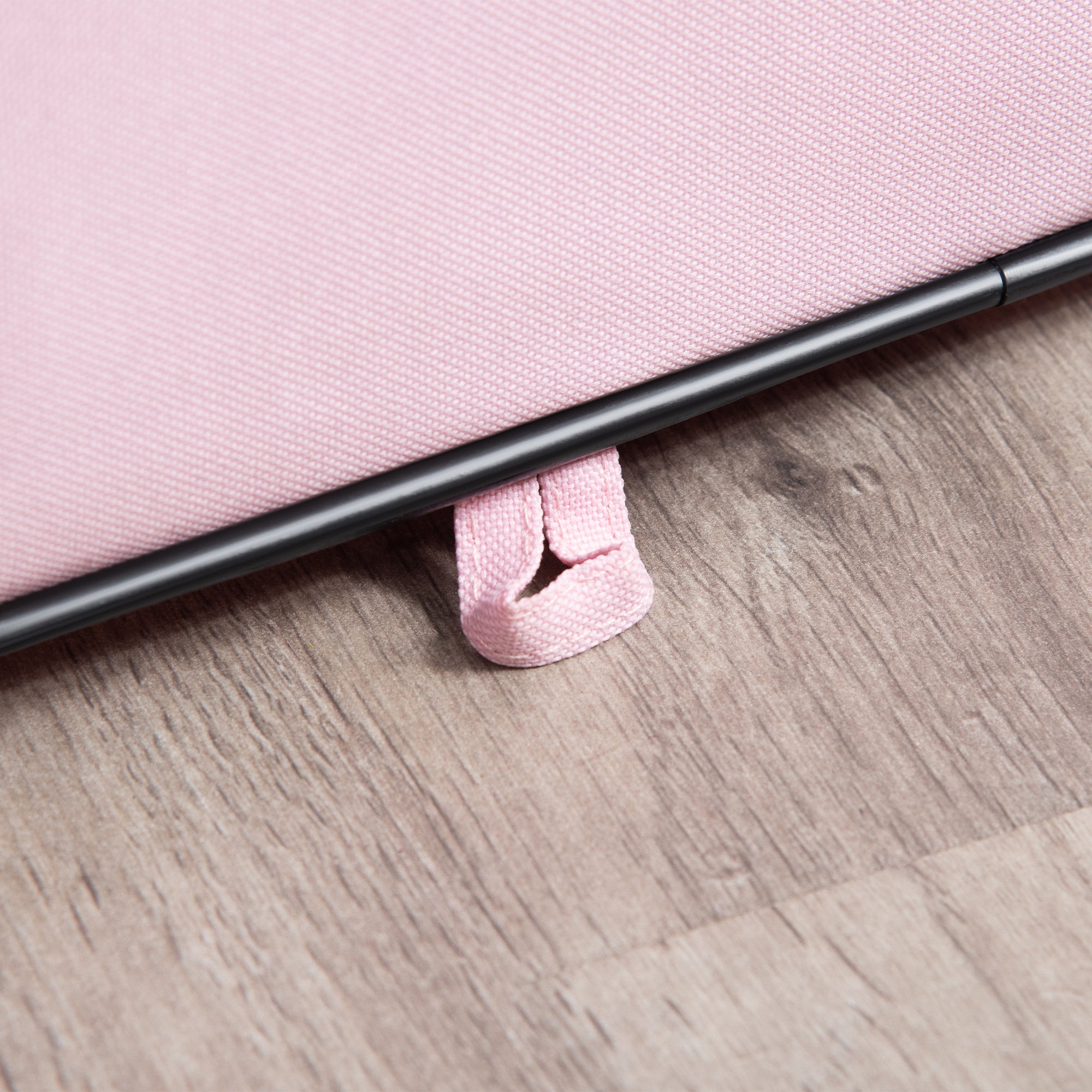 PawHut Fabric Pet Whelping Box Dog Cat Puppy Playpen Rabbit Guinea Pig Play Pen in Pink With Carry Bag Small Dia 90 x 41Hcm - North Peak Garden Furniture