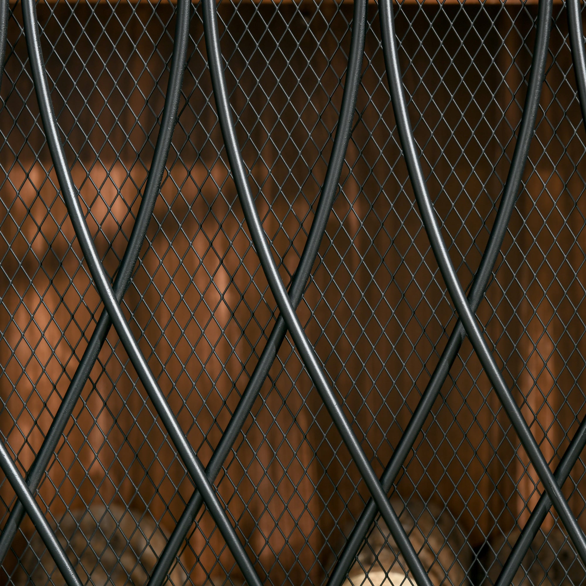 HOMCOM 126cm 3-Panel Metal Folding Fireplace Screen Heat Flame Protective Guard Child Pet Home Spark Barrier Surround w/ Mesh Pattern - North Peak Garden Furniture