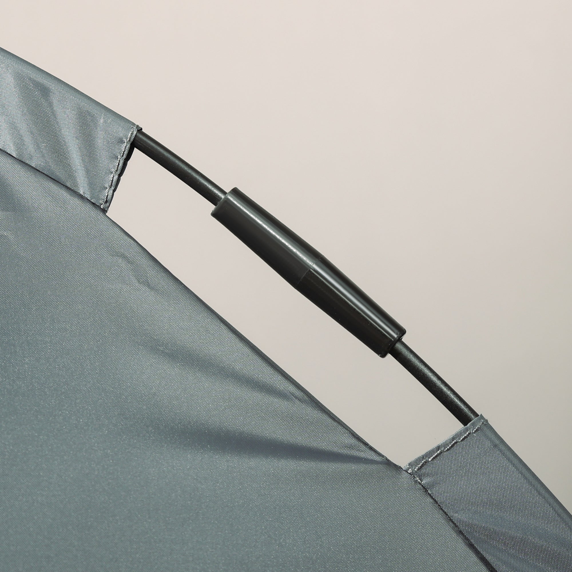 PawHut Raised Dog Bed Waterproof Elevated Pet Cot with Breathable Mesh UV Protection Canopy Grey, for Medium Dogs, 76 x 61 x 73cm - North Peak Garden Furniture