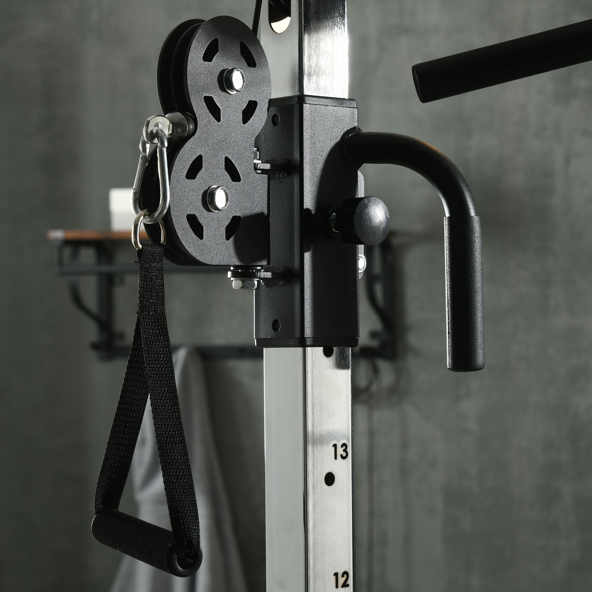 SPORTNOW Home Gym Machine, Multifunctional Gym Equipment with High and Low Pulleys, Pull Up Bar, 15-Position Adjustable Strength Training Workout Station for Full Body Fitness - North Peak Garden Furniture