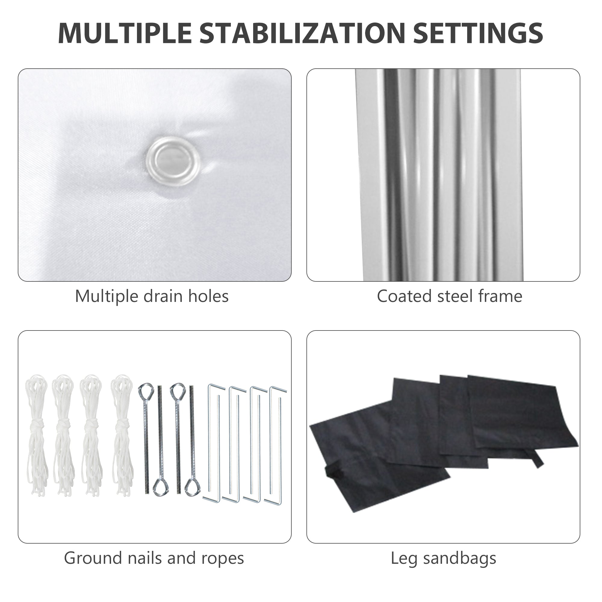 Outsunny 3 x 3 m Pop Up Gazebo, UPF 30+ Party Tent with 2 Sidewalls, Weight Bags and Wheeled Bag, Light Grey