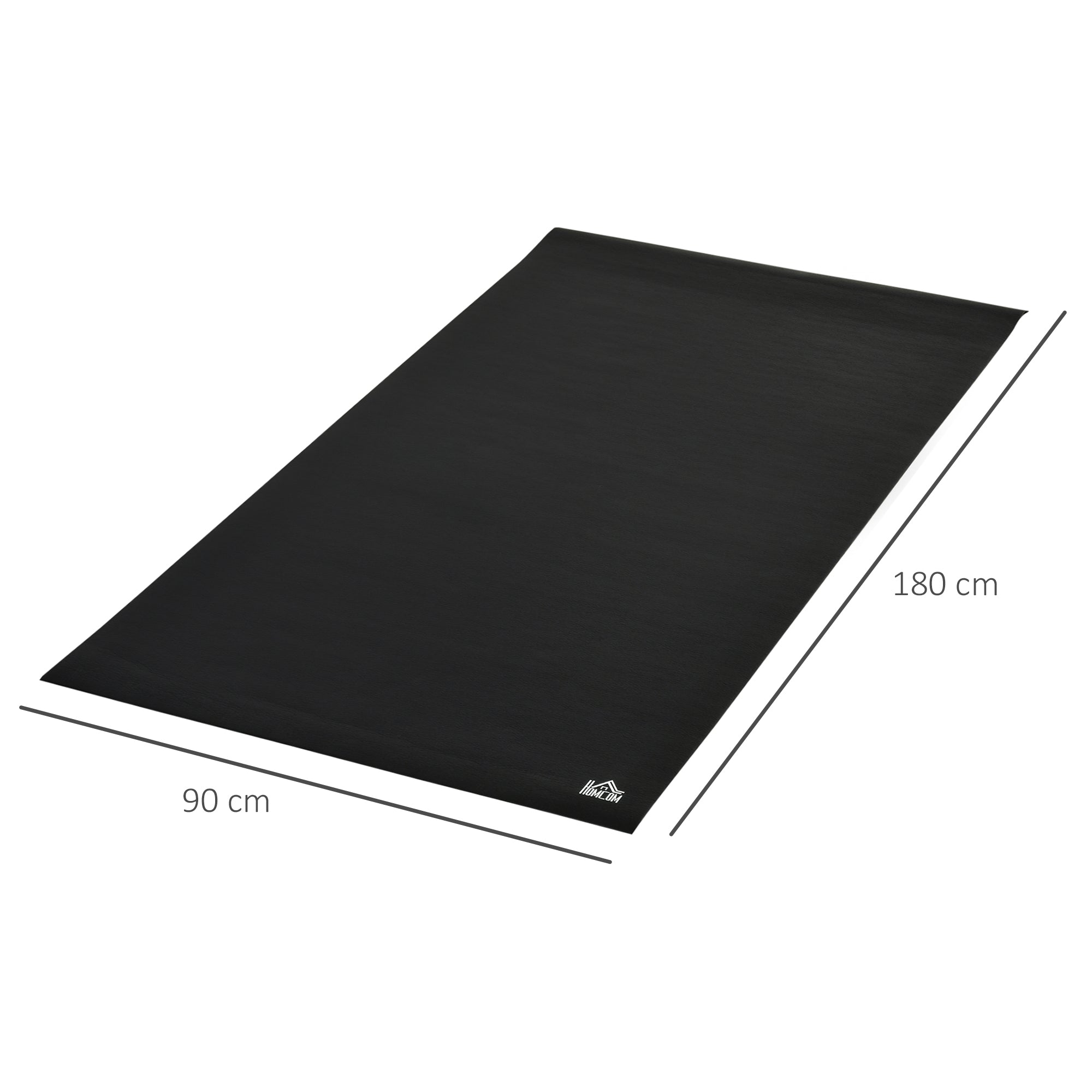 HOMCOM Multi-purpose Exercise Equipment Protection Mat Non-slip Floor Protector Gym Fitness Workout Training Mat 180 x 90cm - North Peak Garden Furniture