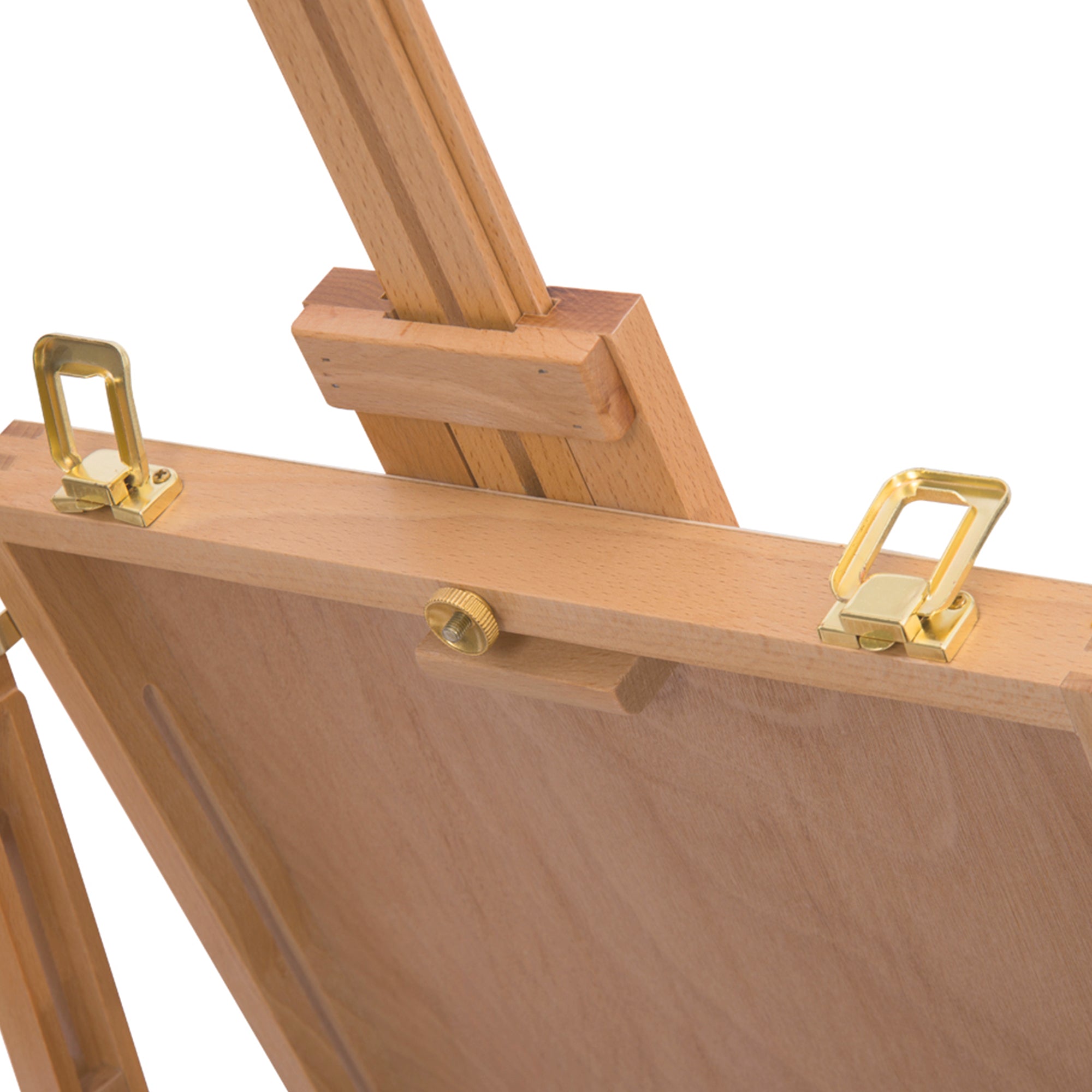 HOMCOM Wooden Art Easel Tripod Sketch Artist Painters Craft Portable Folding Drawing Board Lightweight - Natural Wood - North Peak Garden Furniture