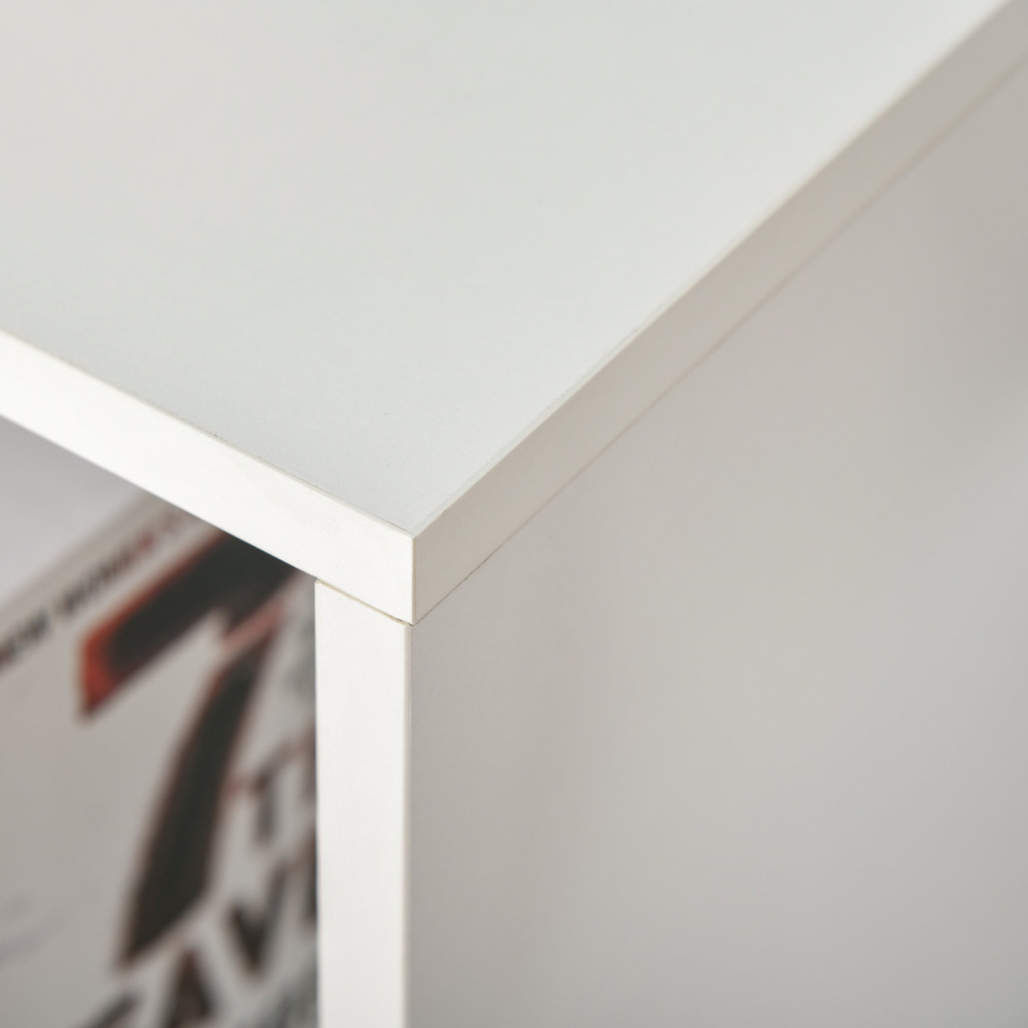 HOMCOM Six-Cube Bookcase - White Wood Effect - North Peak Garden Furniture