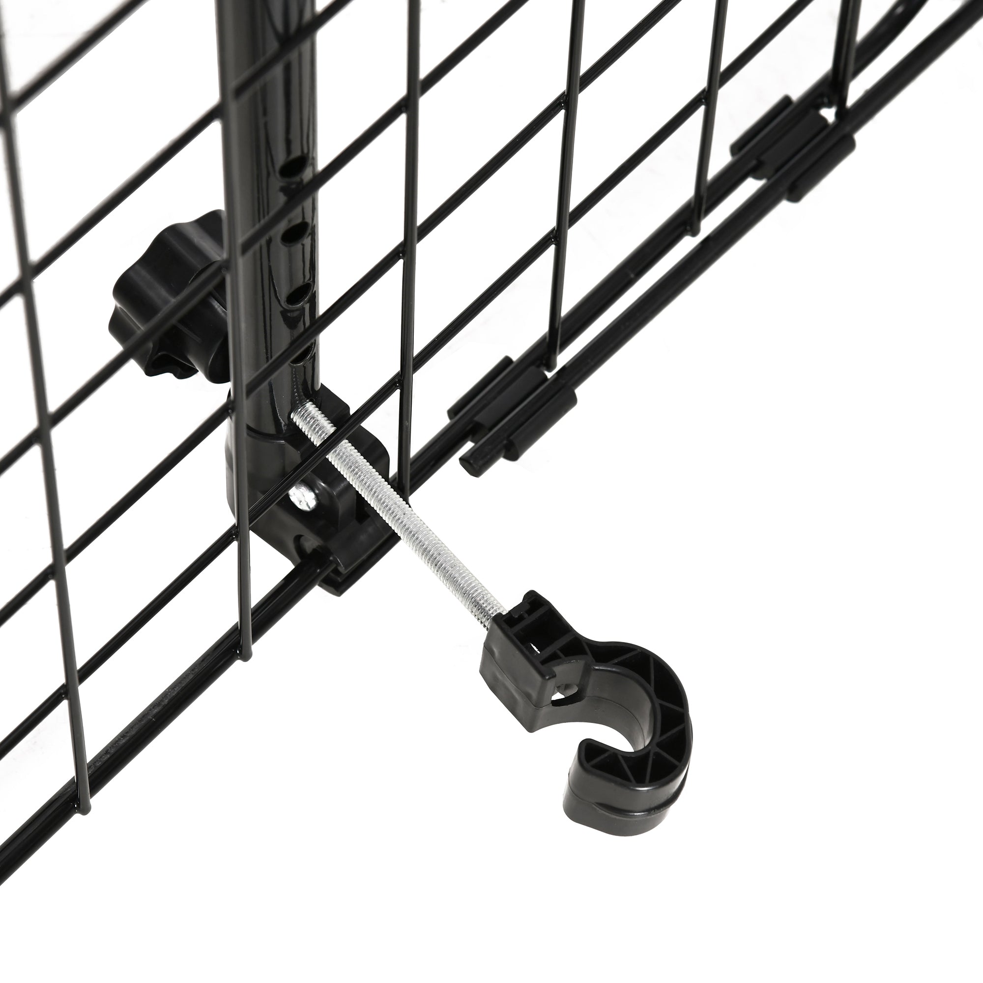 PawHut Heavy Duty Pet Dog Car Barrier Black - North Peak Garden Furniture
