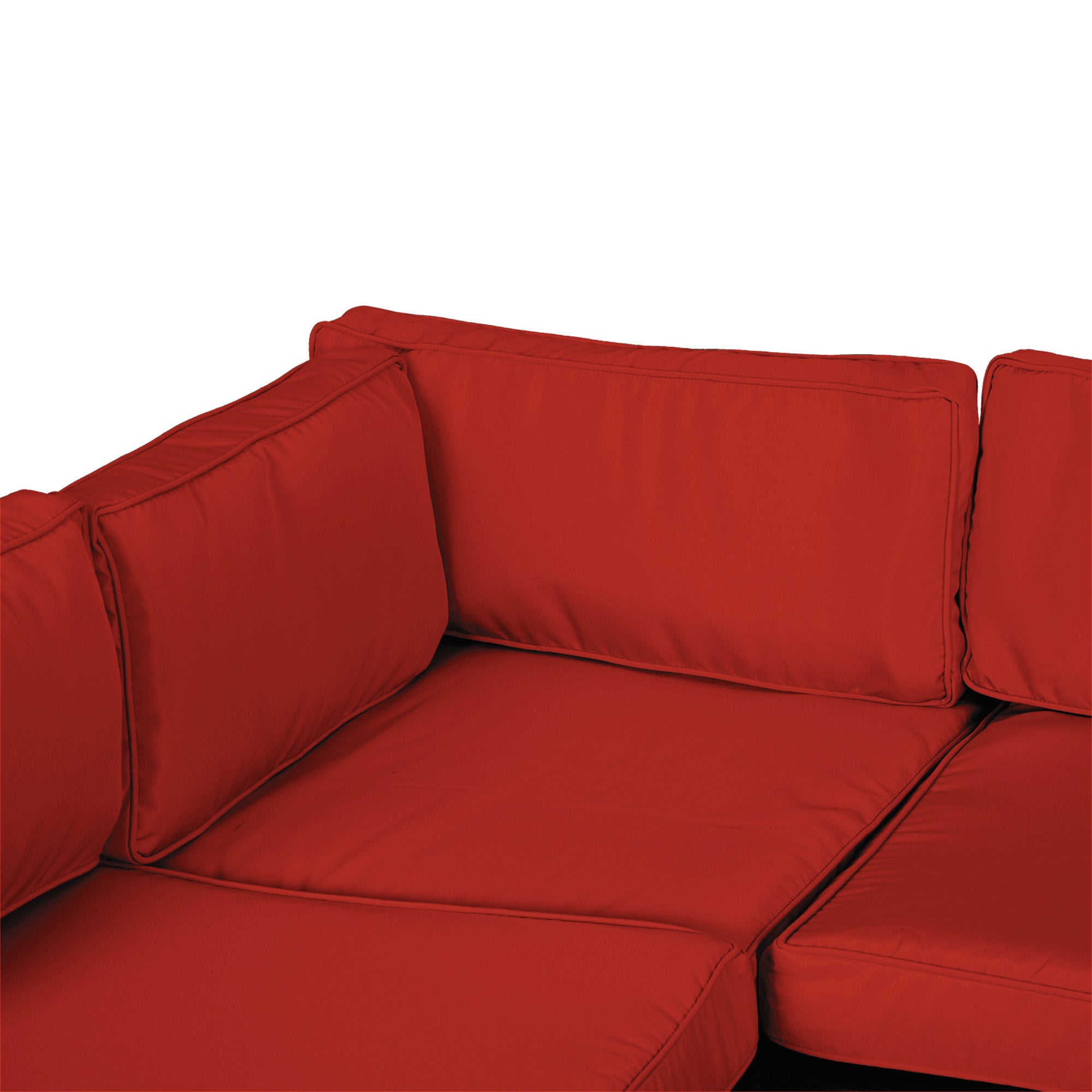 Outsunny Set of 14 Outdoor Cushion Covers - Red - North Peak Garden Furniture