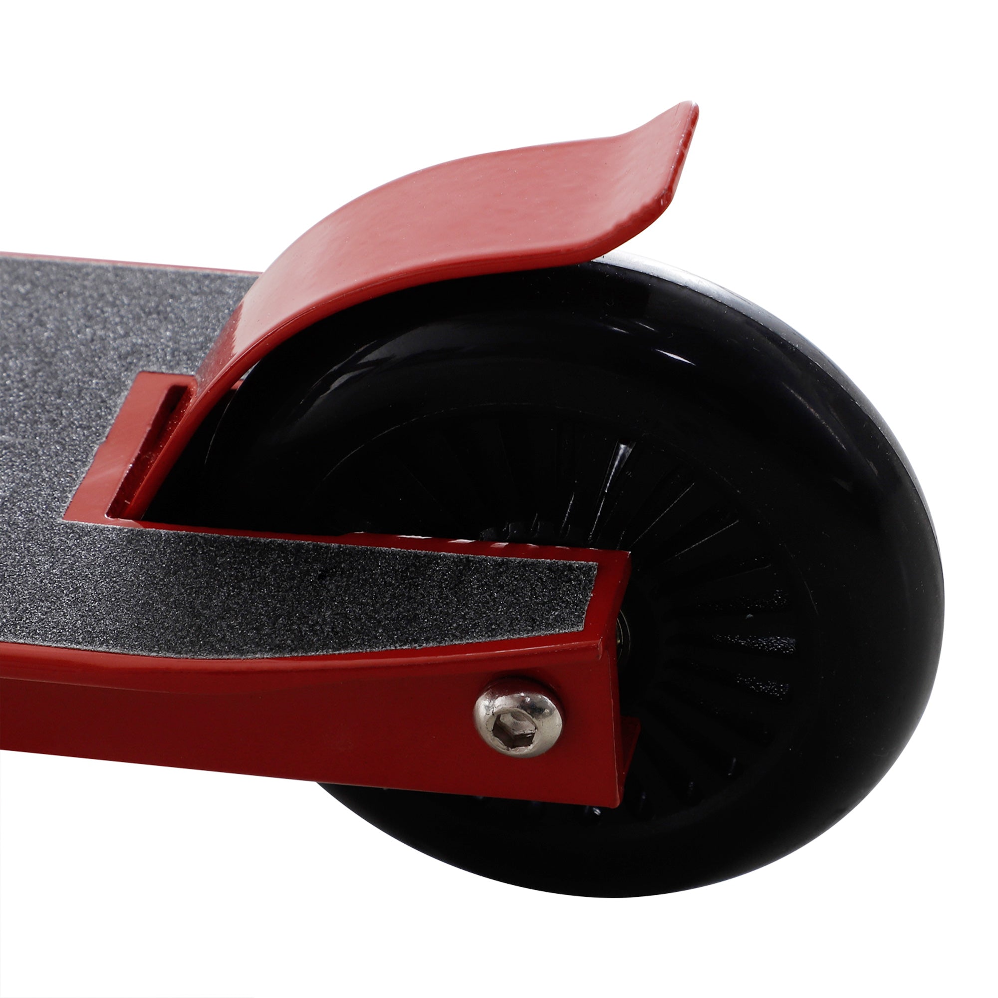 HOMCOM Street Stunt Scooter Intermediate and Beginner Freestyle Tricks Scooters For 14+ Teens Adult w/ Rear φ10cm Wheel & Brake - Red - North Peak Garden Furniture