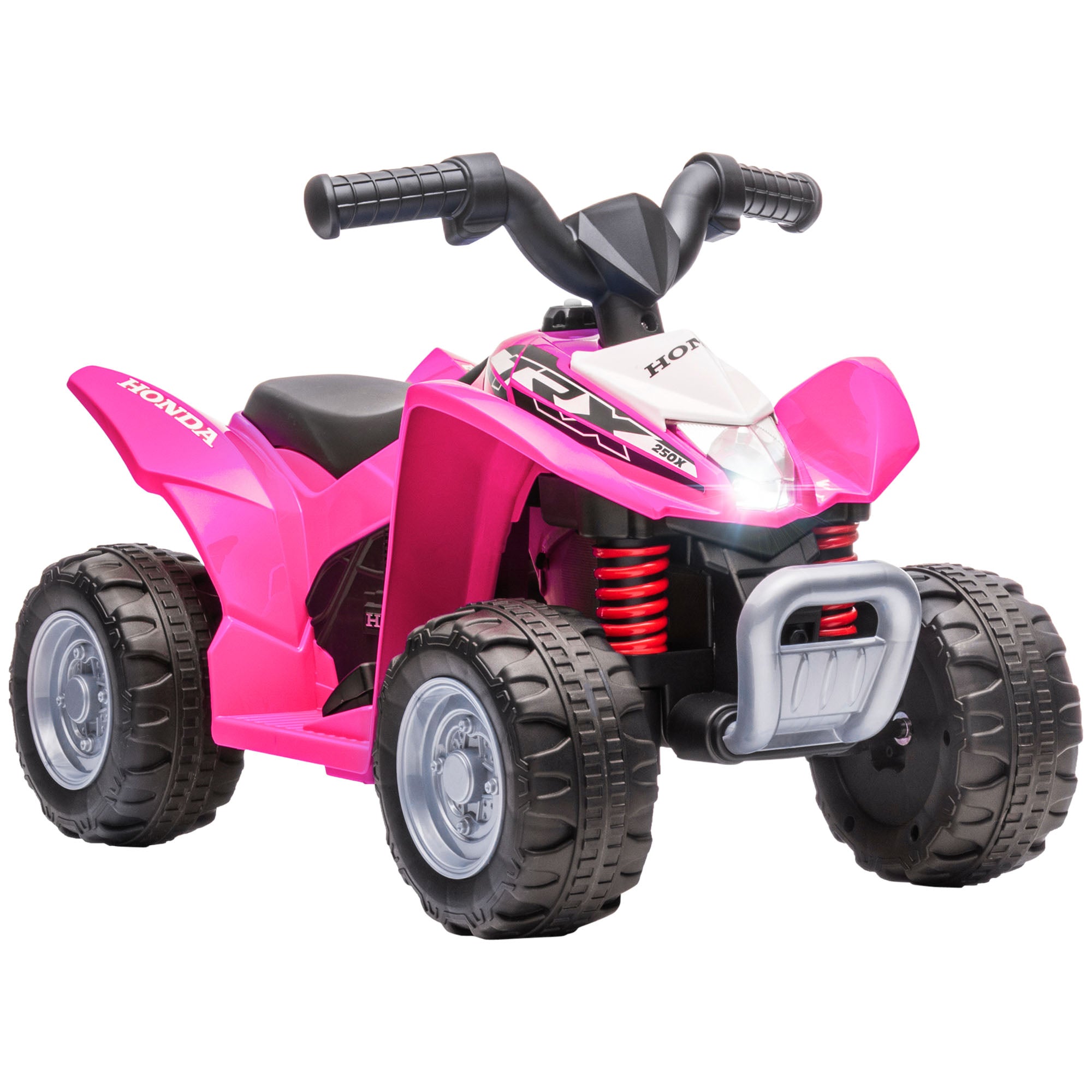 AIYAPLAY Honda Licensed Kids Electric Quad Bike, 6V ATV Ride On for Ages 1.5-3 Years, Blue - North Peak Garden Furniture